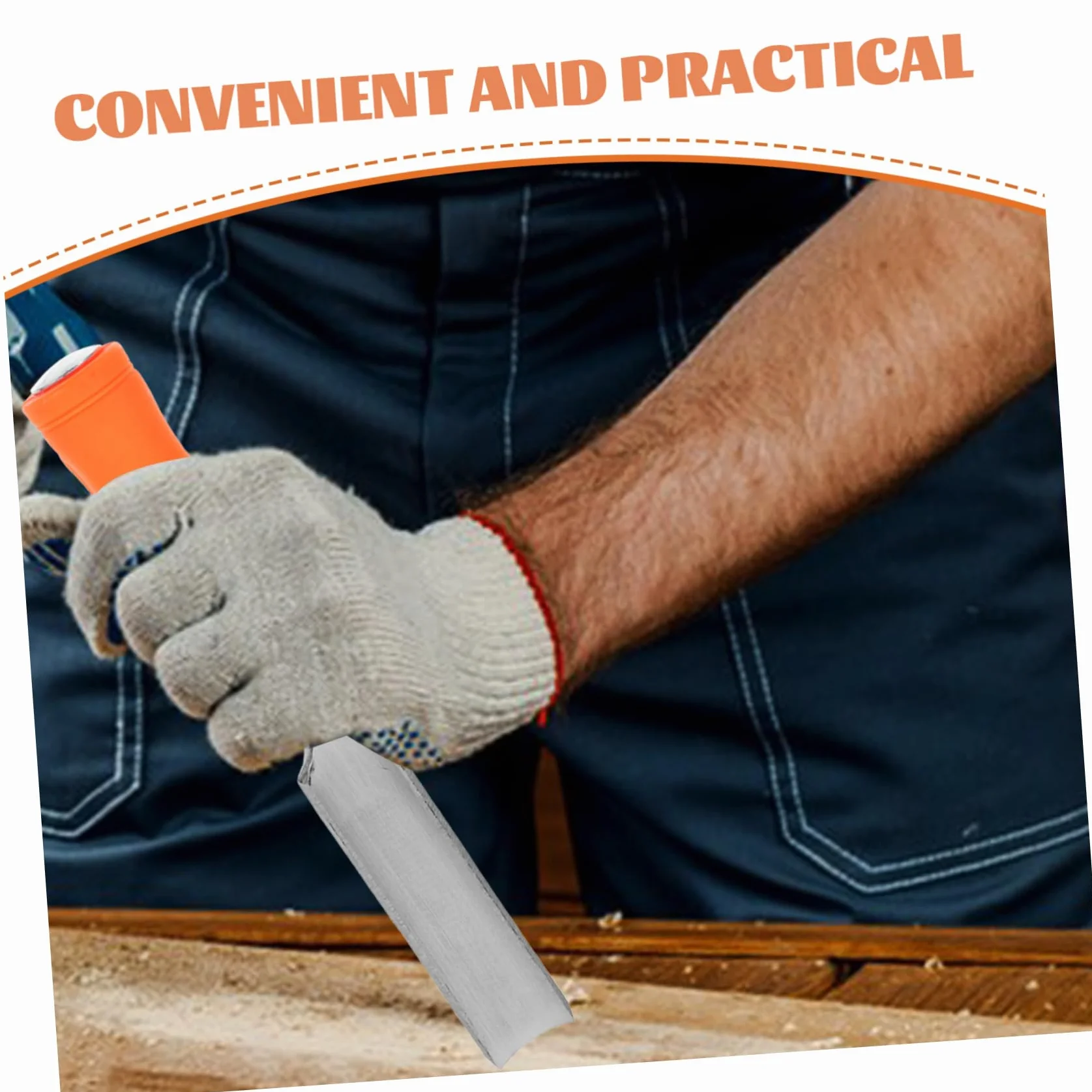 Cincel para Tallar Madera Juego de 4 Piezas de Acero | Juego de Formones para Madera, Espátula Plana Incluida, Agarre Cómodo y Diseño Ergonómico, para Taller de Talla en Madera