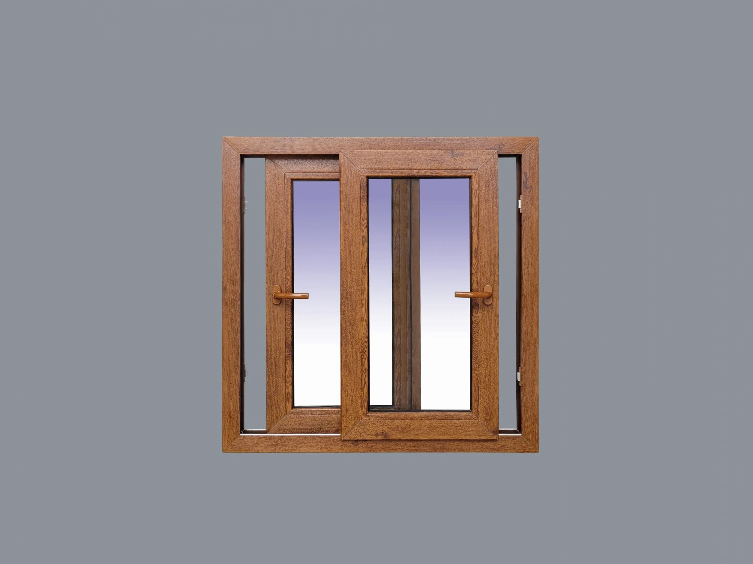 Ventanastock Ventana PVC 1000x1000 Corredera 2 hojas COLOR ROBLE