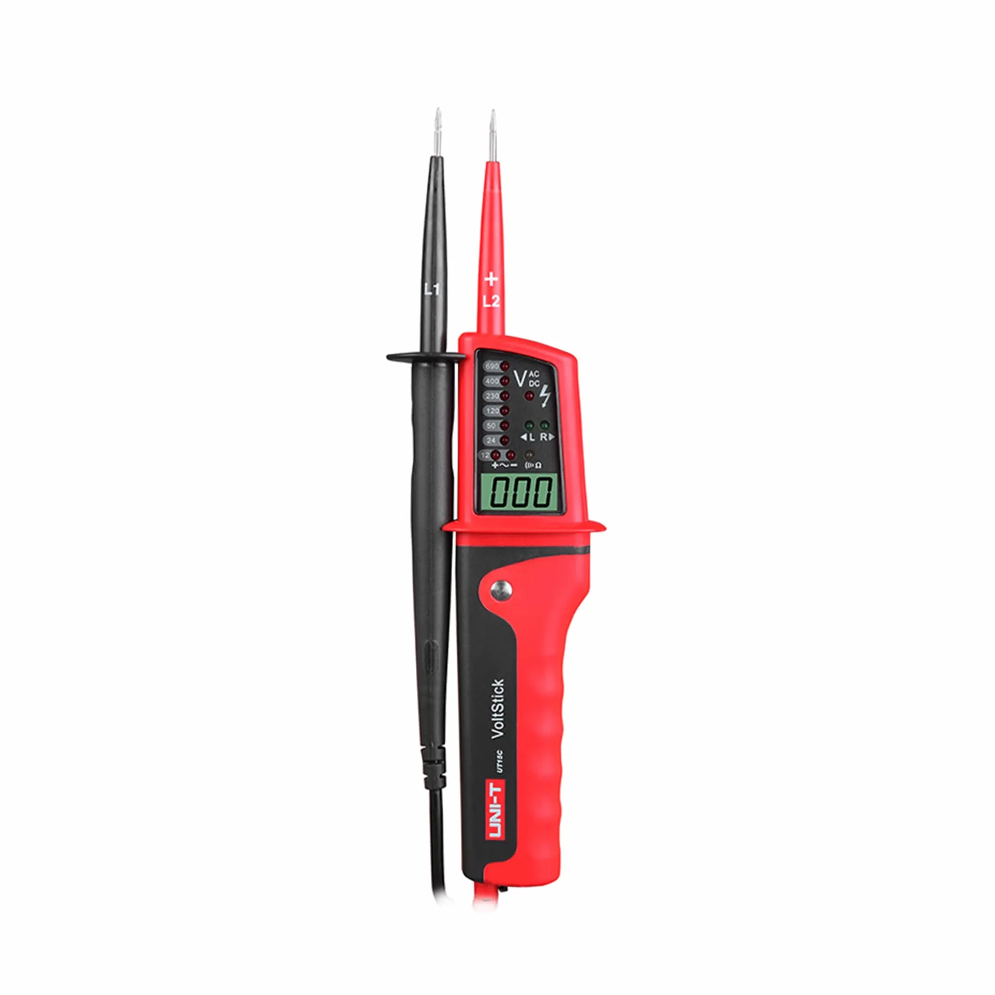 UNI-T, UT15C, MIE0116 Probador de voltaje impermeable, probador electrónico
