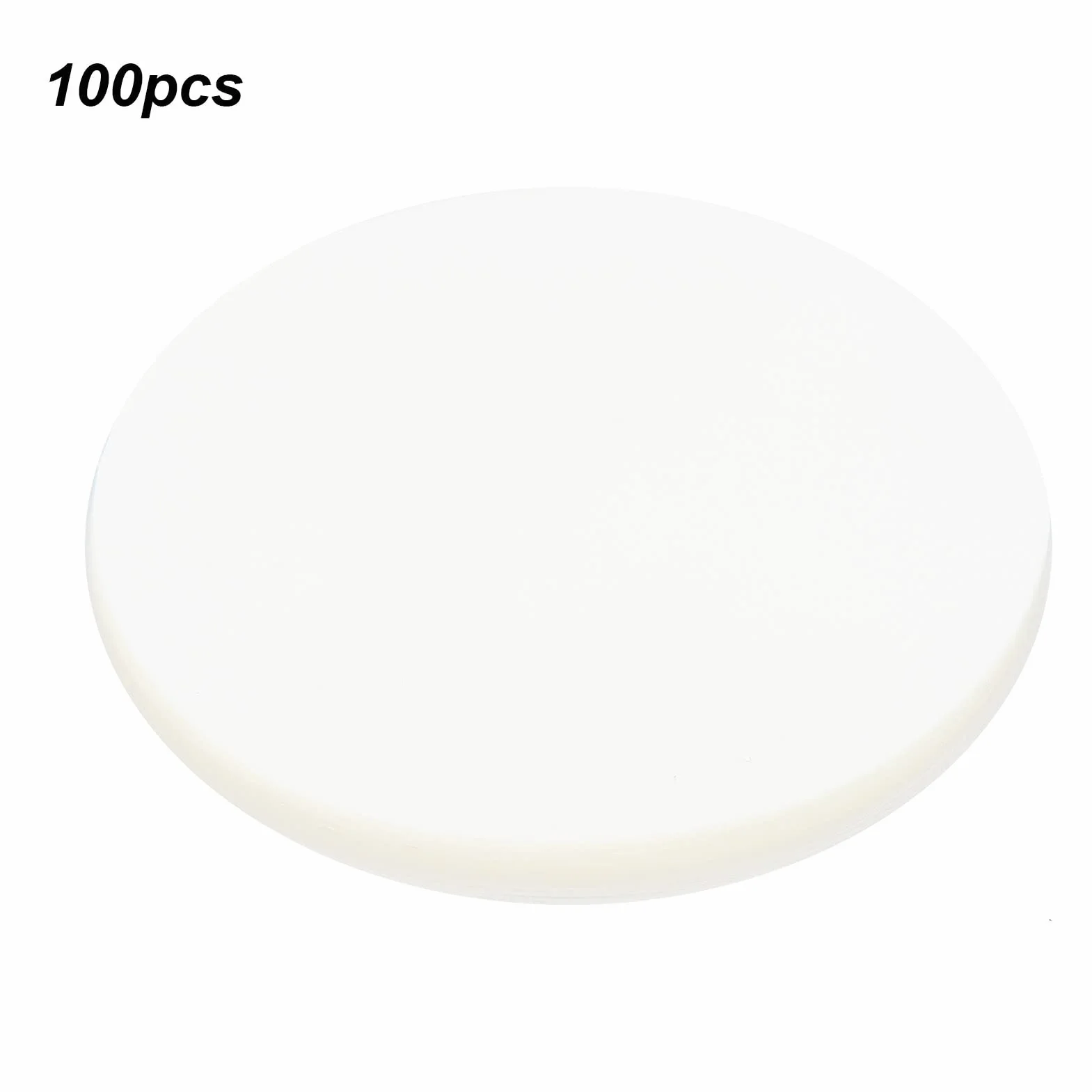 Película Protectora Transparente para Insignias, PVC, 32mm, Redonda, 100 Piezas