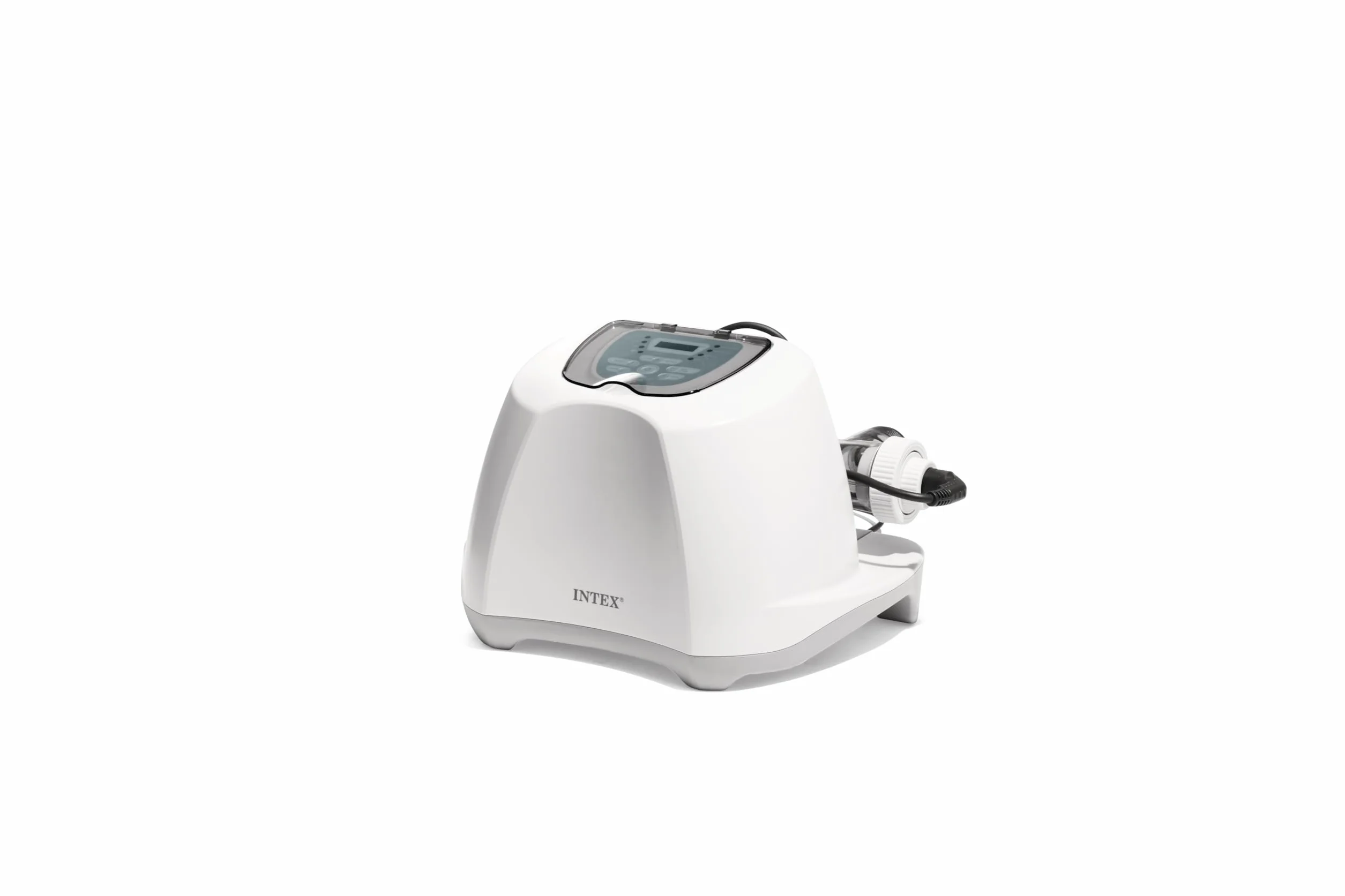 Intex Clorador salino E.C.O. 16 g/h, QS1600 PLUS, Piscinas hasta 68.000 L, Con wifi, Con app, Autolimpieza programable, Panel digital, Depuradoras 2.650-12.112L/H, Cloración salina (55302)