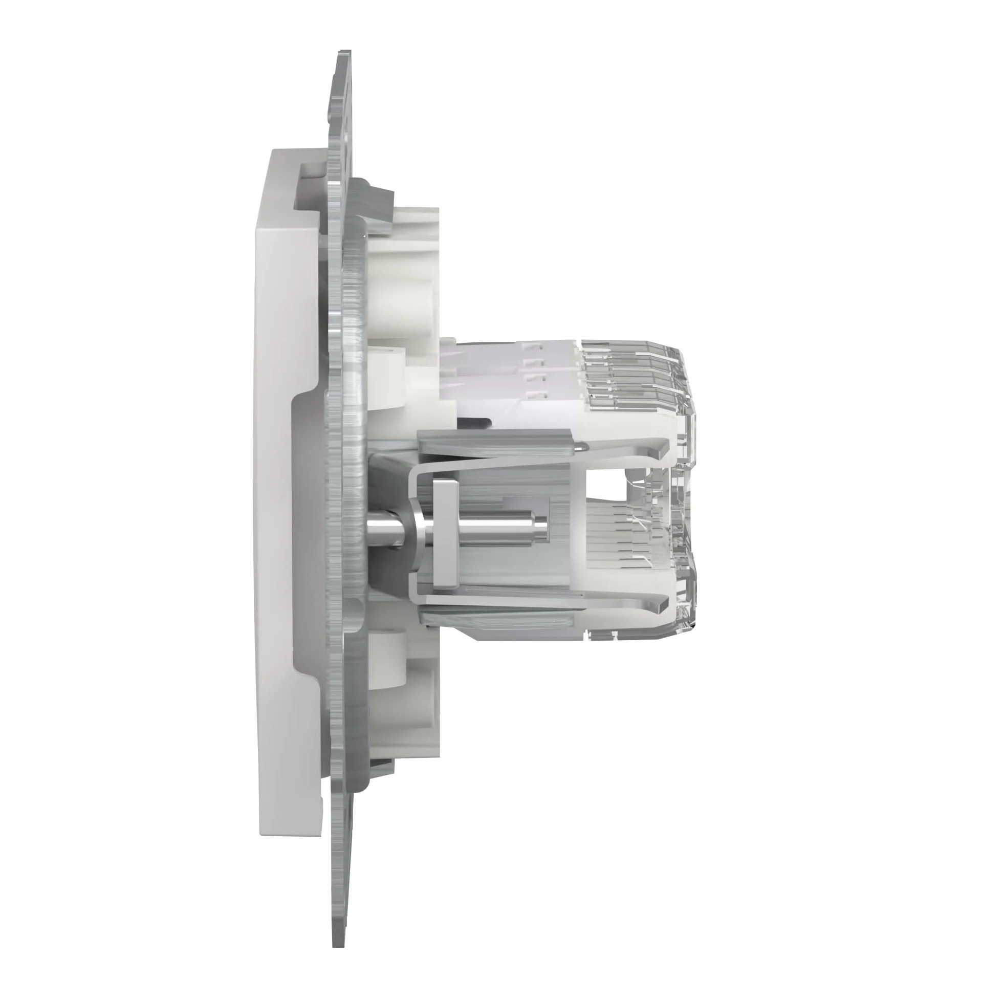 Schneider Electric Asfora EPH4870121D RJ45 Cat.6e - Enchufe de red (2 enchufes, conector de datos, IDC), color blanco