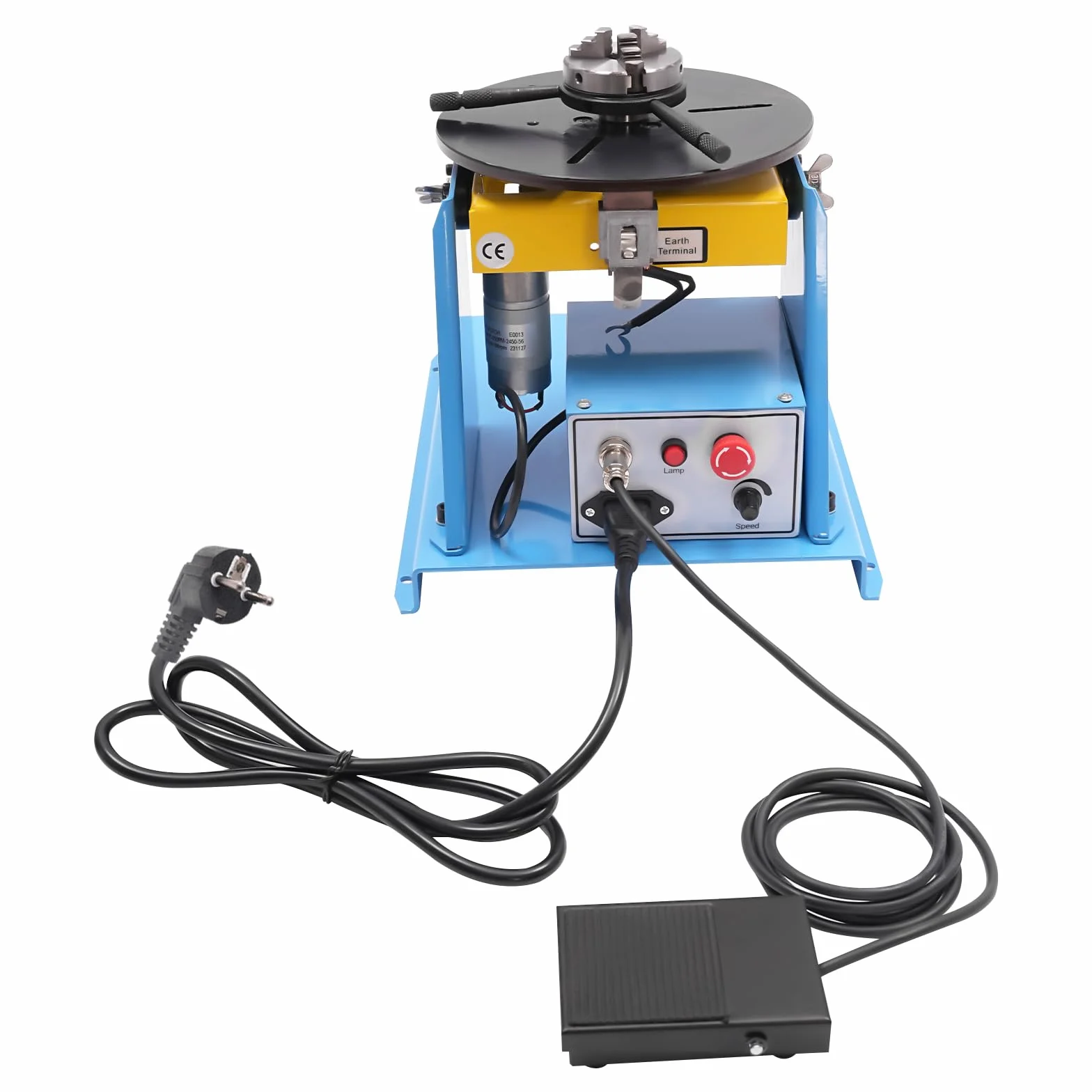 Posicionador de soldadura pequeño mesa giratoria de 0 – 90 ° ángulo de inclinación 20 W Mini Soldadura Posicionador 10 kg/5 kg para girar y girar piezas redondas y anulares. Utilizado