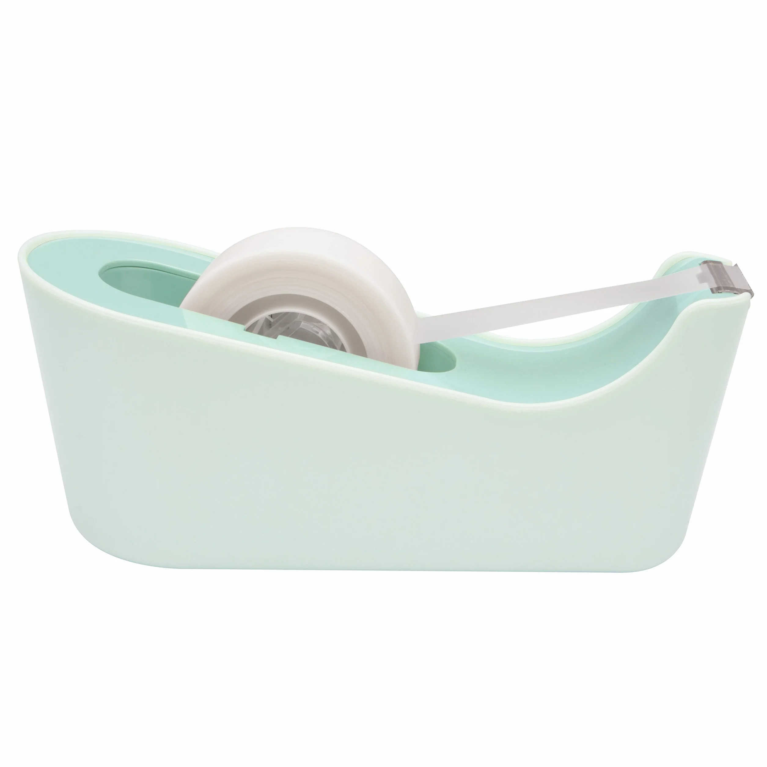 Scotch Dispensador de Cinta Adhesiva C18, Verde Menta + 1 Rollo Cinta Invisible 19 mm x 33 m, Rellenable