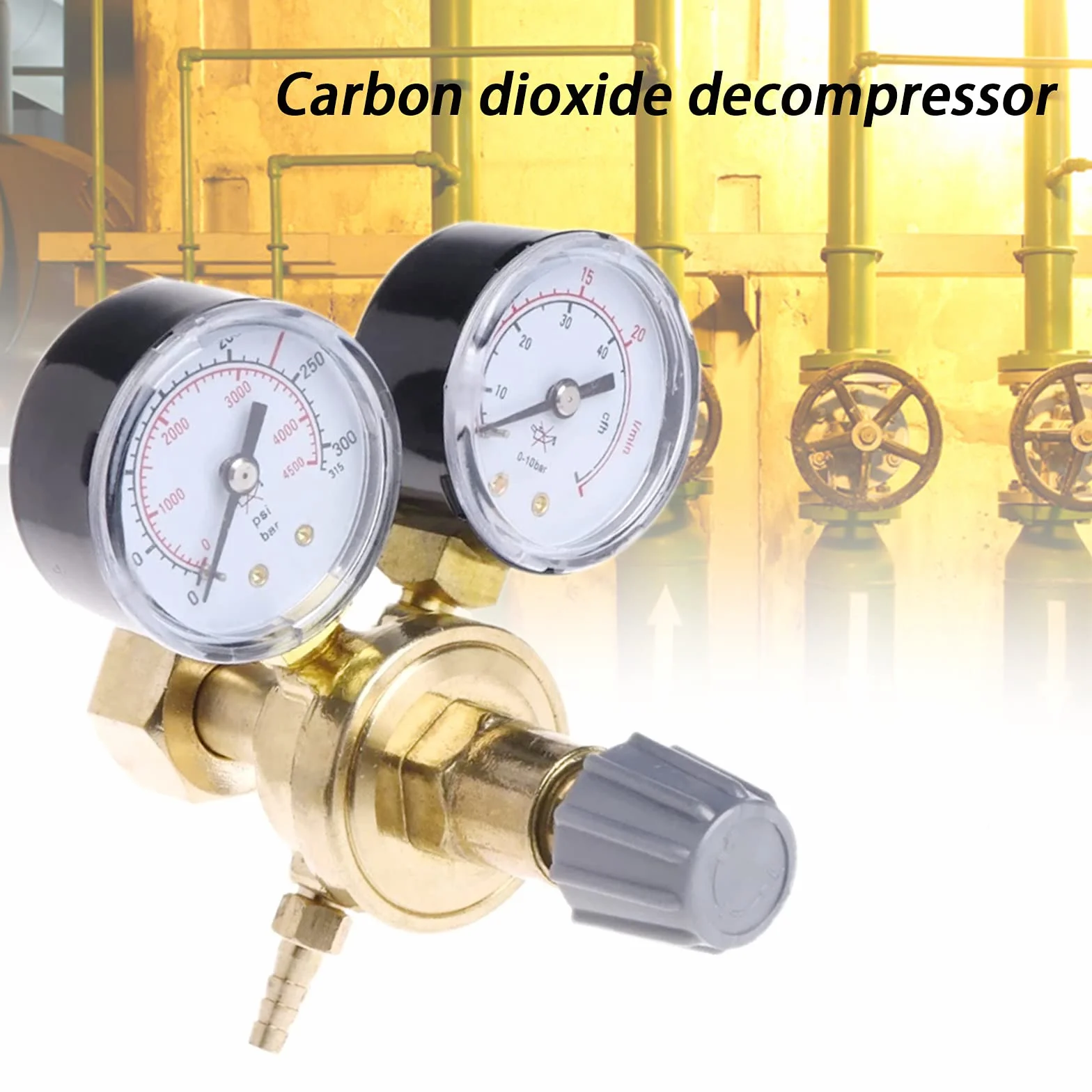 Regulador de presión para gas de protección Argon/CO2 a soldadora MIG/MAG WIG