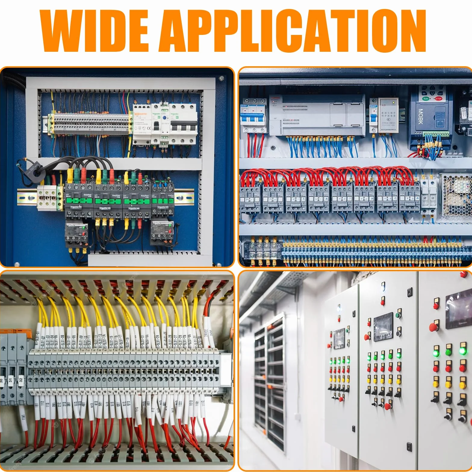 8 rieles DIN, rieles de acero de colores, riel de suspensión, ancho 29,5 cm, altura 7,5 mm, longitud de 3,5 cm para instalar aparatos eléctricos como disyuntores