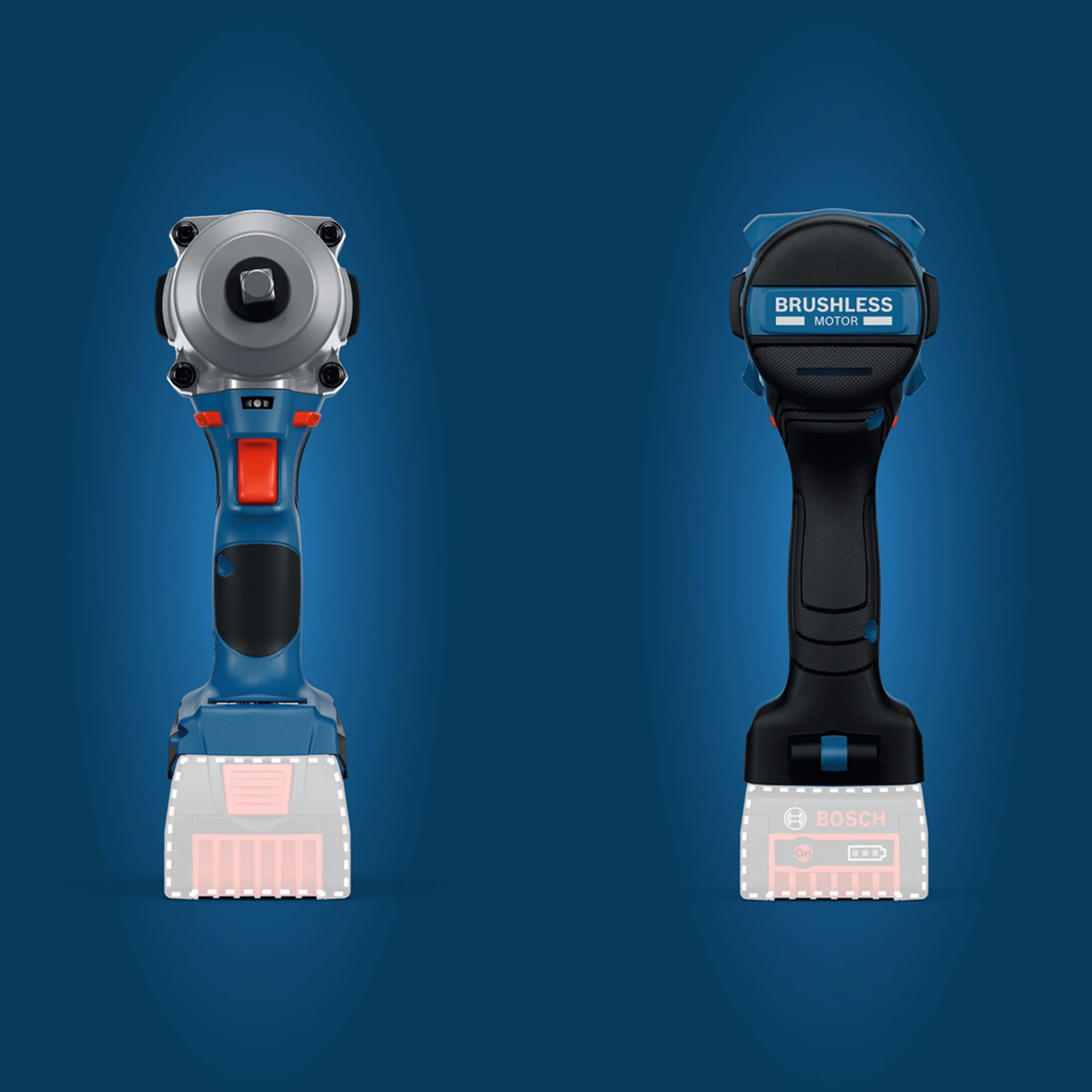 Bosch Professional 18V System Llave de Impacto a Batería GDS 18V-780