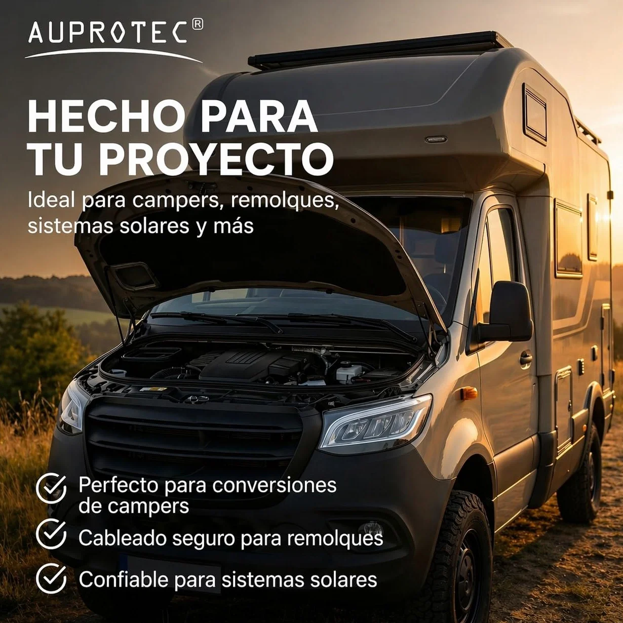 AUPROTEC 4.0mm² - 2 conductores, 10m cable eléctrico redondo I aislamiento de PVC de pared fina DIN ISO 6722 I FLRYY cable automotriz para coche, remolque y caravana