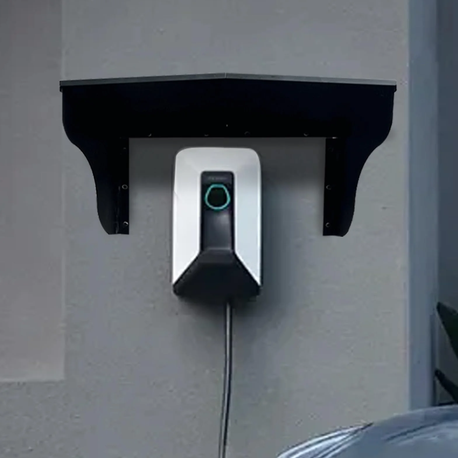 Cubierta eléctrica, cubierta de la caja de conexiones, cubierta de la toma eléctrica de aluminio | Techo protector de la estación de carga | Protección contra la intemperie para montaje en pa