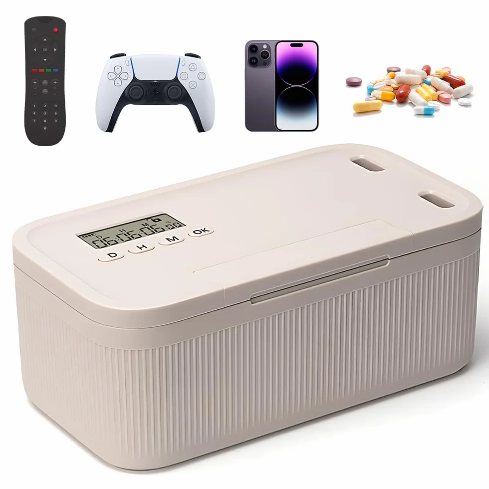 ADDLIVE Caja Bloqueo Movil Temporizador 24x13x9.6 cm