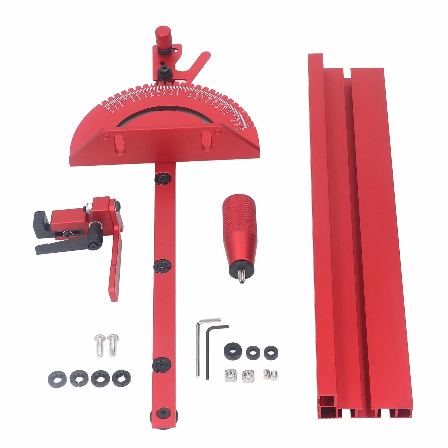 Sierra de Mesa de Aleación de Aluminio Calibre de Inglete 30mm 45mm para Pista en T