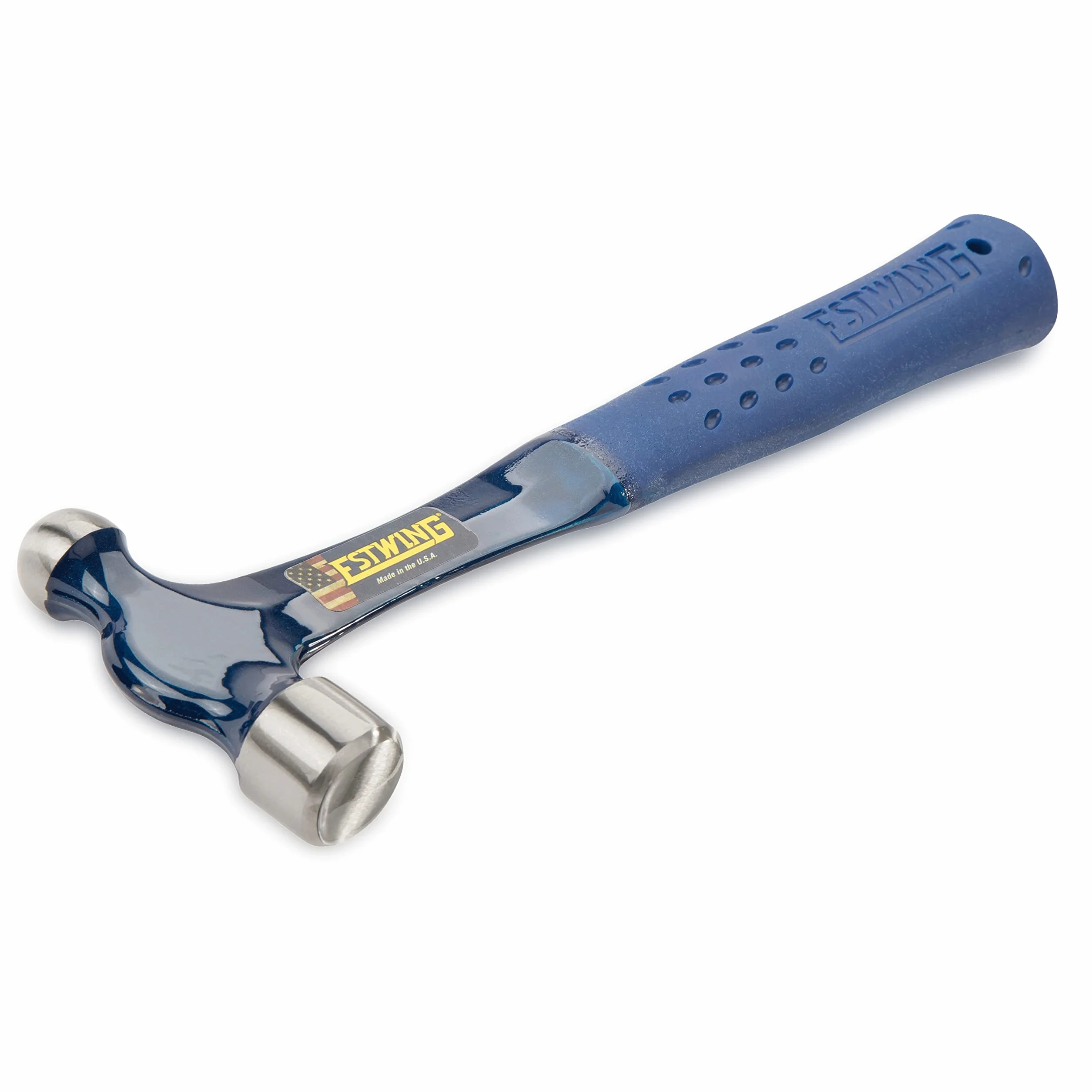 Estwing E3-12BP - Martillo de bola, mango de vinilo de nailon reductor de impacto, 1 kg