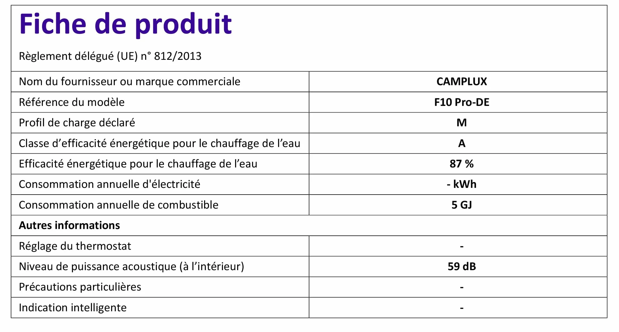CAMPLUX First 10 L/M Calentador de Agua a Gas con Bomba de Agua & Mango, GPL (50mbar), para Ducha al Aire Libre/Camping/RVs, F10 Pro-DE
