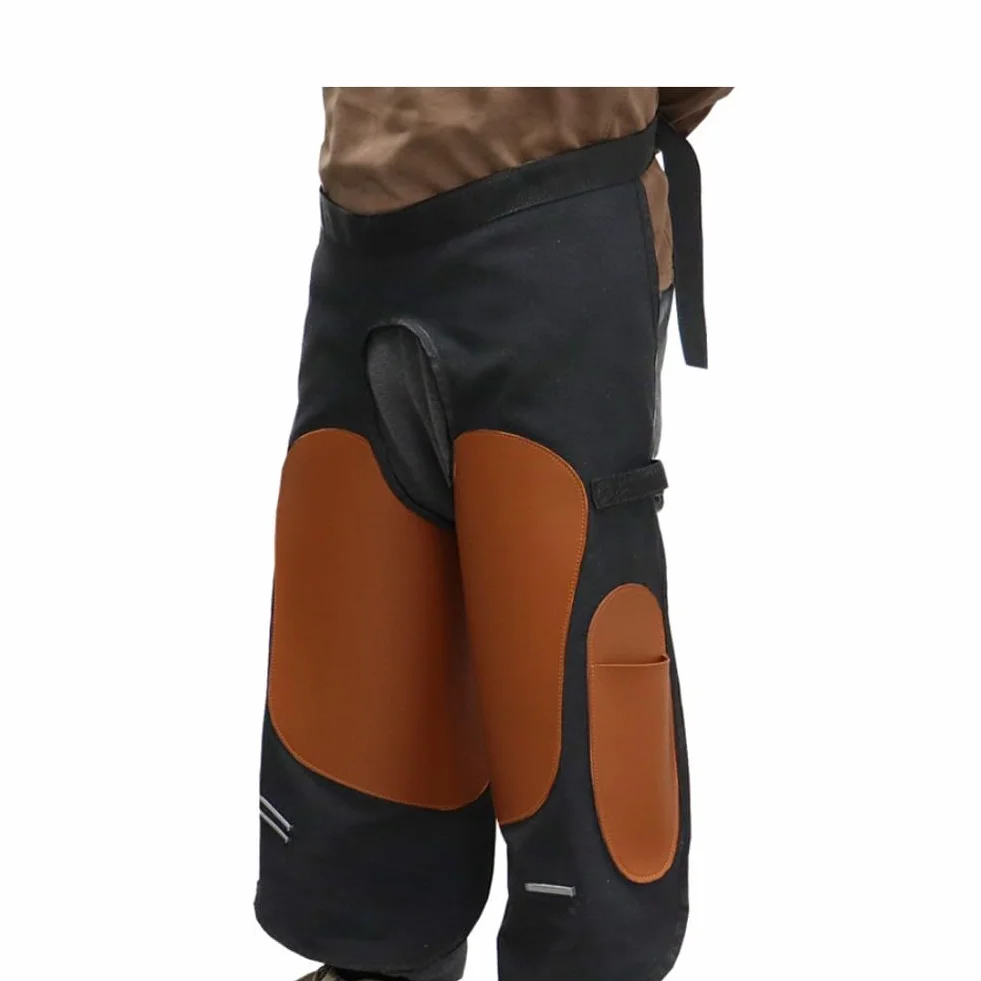 Delantal de herrador ajustable, Delantal de corte de herradura de caballo, Protector de seguridad de soldador resistente al desgaste resistente a las manchas, Equipo de trabajo de cuero reforzado