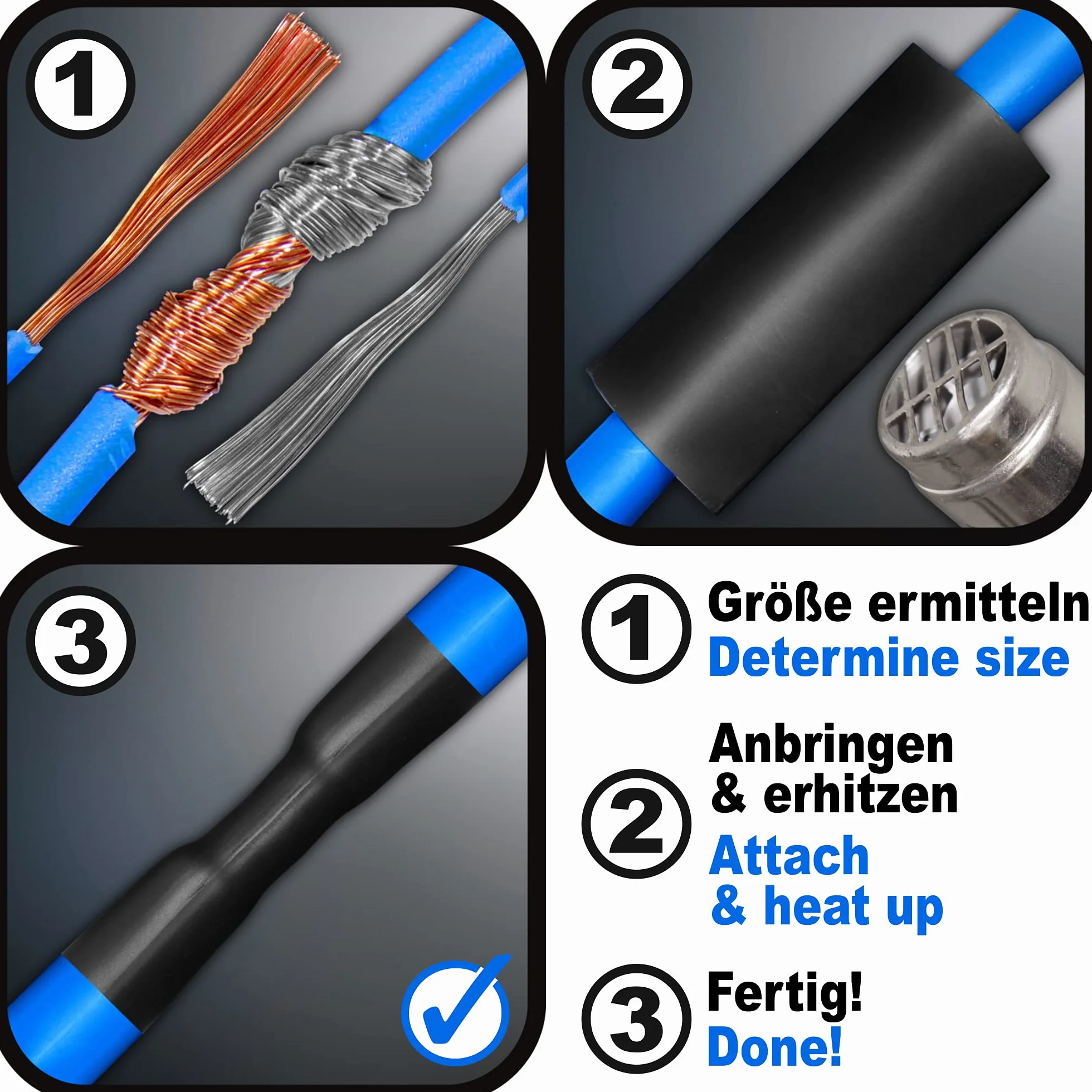 ISOLATECH Tubo Termorretráctil Ø30mm x 1m - Negro, Sin Adhesivo - Relación de Retracción 2:1 - Poliolefina - Resistente a UV y Sin Marcado - Por Metros para Aislar Cables y Conexiones Soldadas