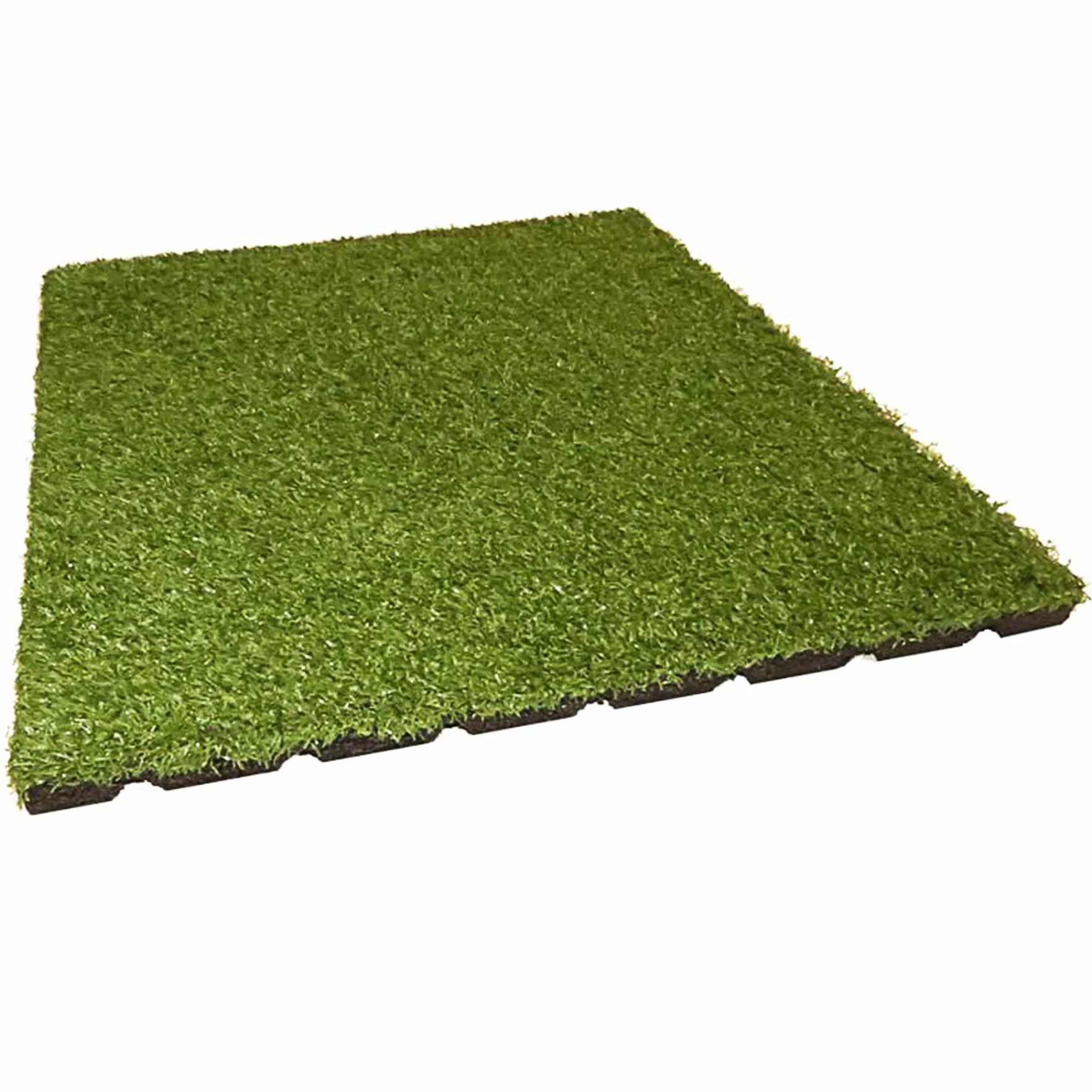 Gartenpirat Alfombrilla Anticaída con Césped Artificial 50x50 cm 50 mm – Seguridad Jardín Zona de Juegos – Antideslizante – Interior y Exterior