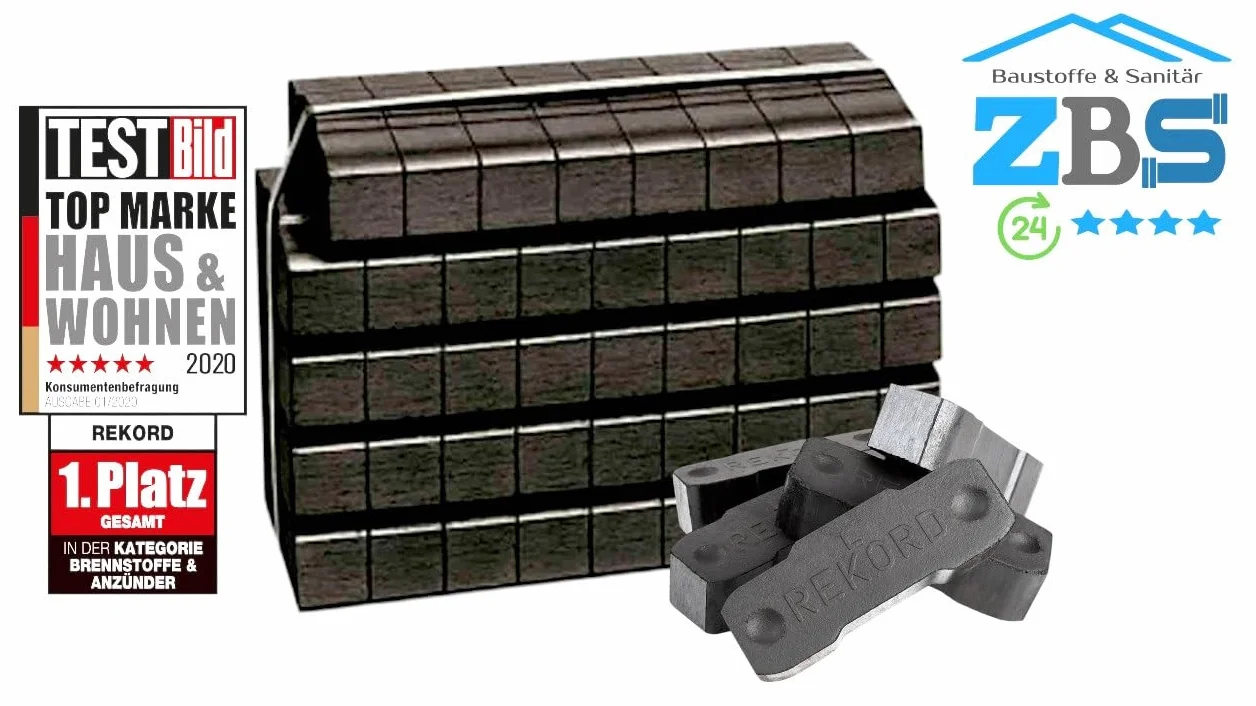 Briquetas de carbón 25 kg Lausitzer Energie Kienbacher para chimenea calor