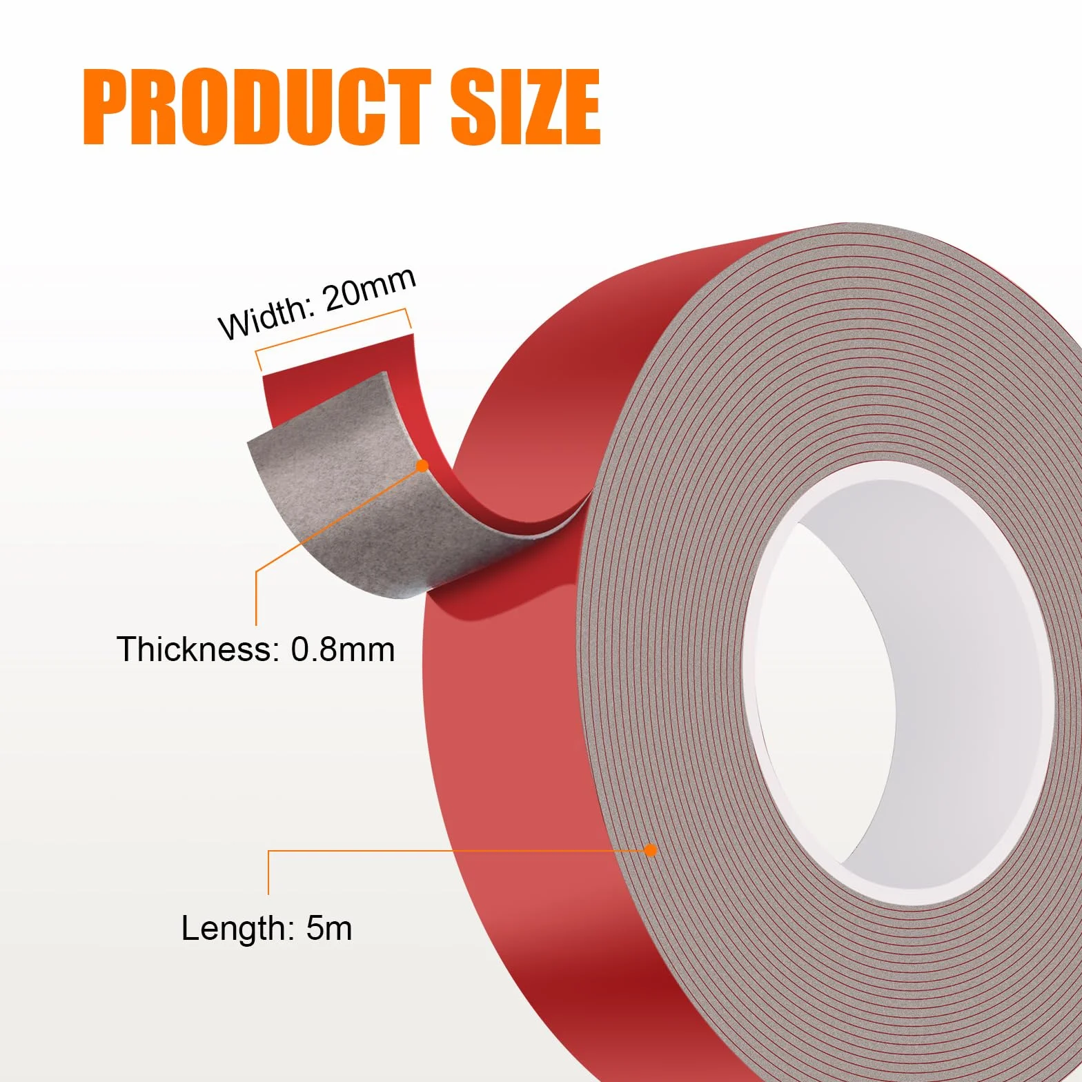 GRIFEMA GA4002-1 Cinta Doble Cara Extrafuerte 20mm x 5m