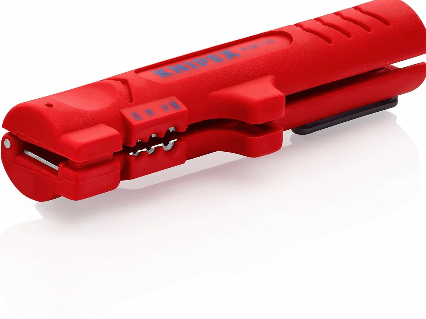 KNIPEX Pelacables para cables planos y redondos en blister 125 mm, 16 64 125 SB