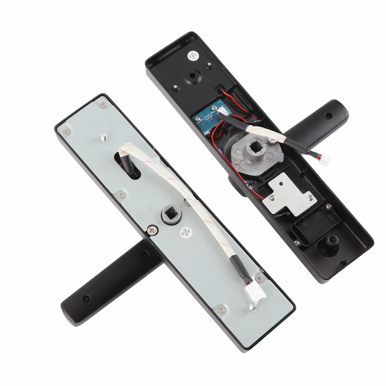 Cerradura Inteligente de Puerta Digital, Cerradura de Puerta con Teclado con Mango, Cerradura de Puerta electrónica de Huella Digital Compatible con la aplicación Tuya