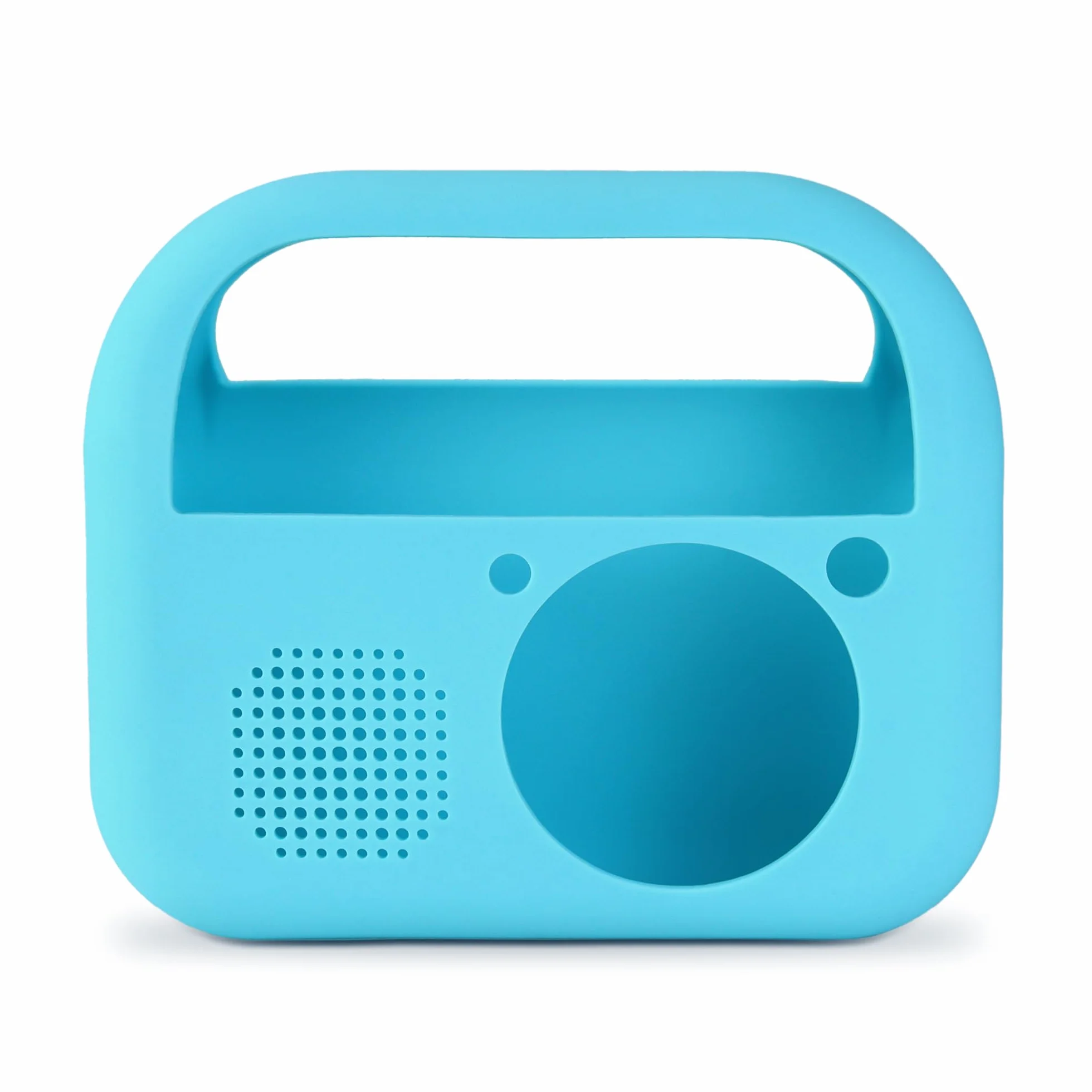 Funda de Silicona Compatible con VTech Reproductor Musical Radio Infantil Bluetooth, Azul