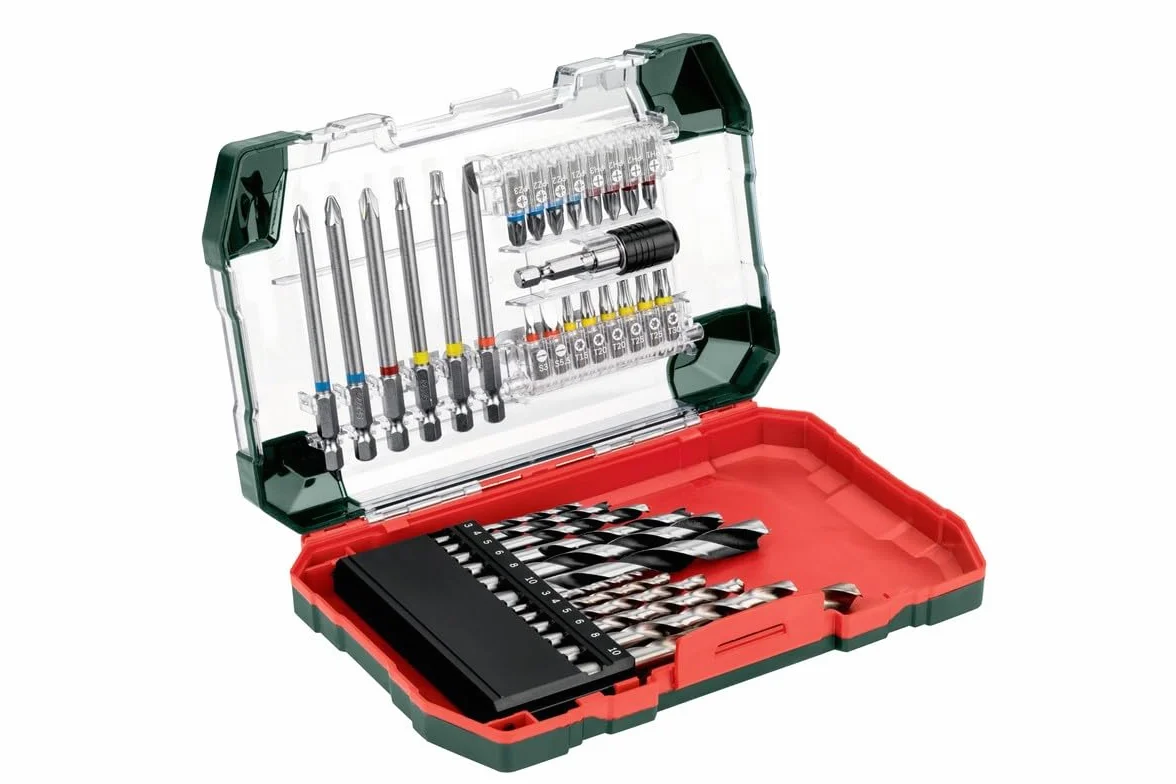 Metabo 626725000 626725000-Bolsa Enrollable para Puntas y Brocas, 35 Piezas, 0 W, 0 V