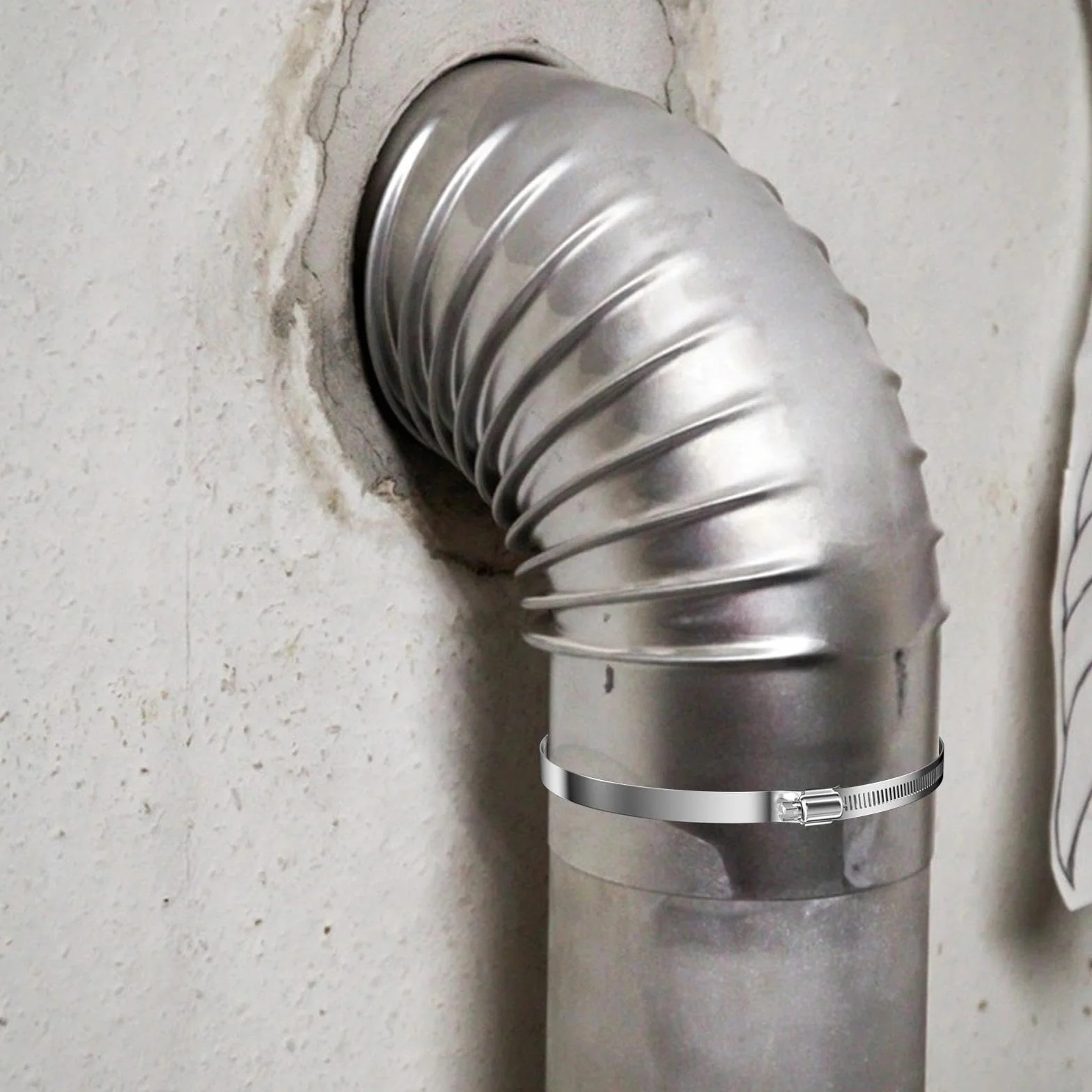 Abrazaderas Metalicas(141-165Mm), Manguera Tuberia Metal para Tubos de Agua Acero Inoxidable, Metálicas Abrazadera de Tubo, Metalica de Tubería, para Fijacción Mangueras y Tubería de Agua