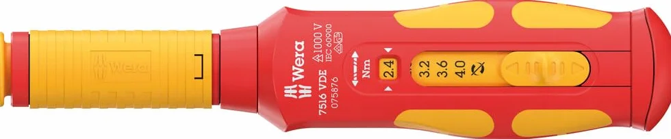 Wera 7516 VDE Kraftform Safe-Torque Speed Destornillador dinamométrico