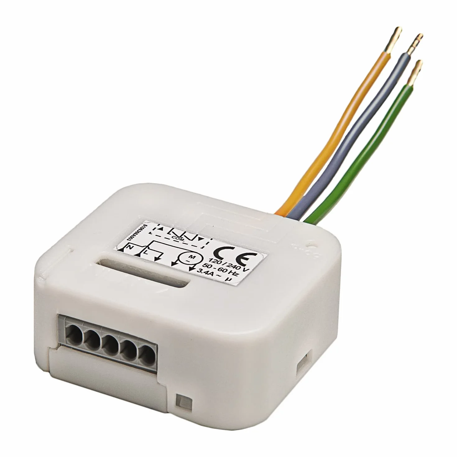 somfy 2401162 Micro receptor RTS, Para persianas mecánicas, Color Blanco