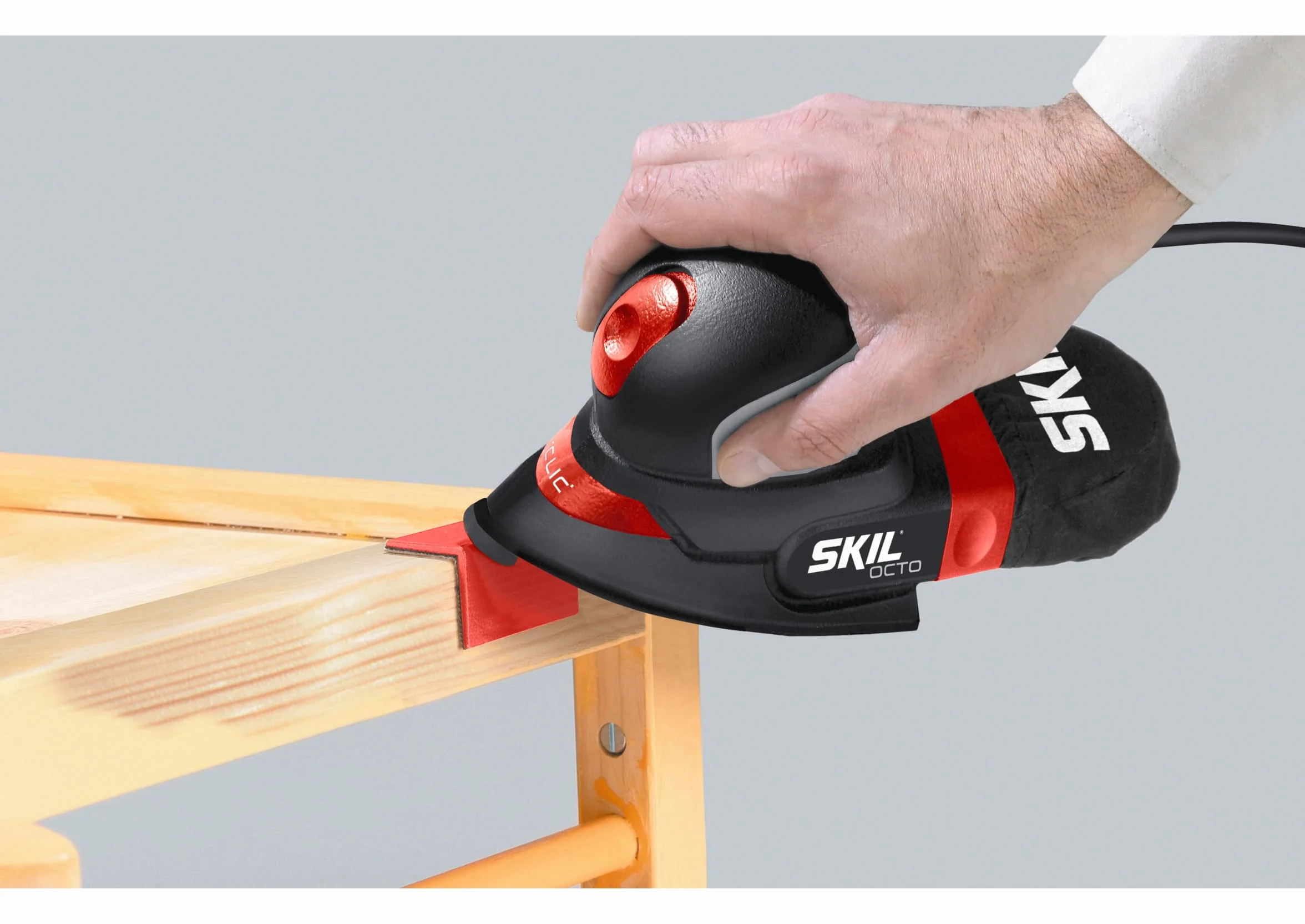 Skil 7207AA - Octo multilijadora compacta (100 W, 100 x 150 mm, bolsa para el polvo, juego de 3 accesorios)