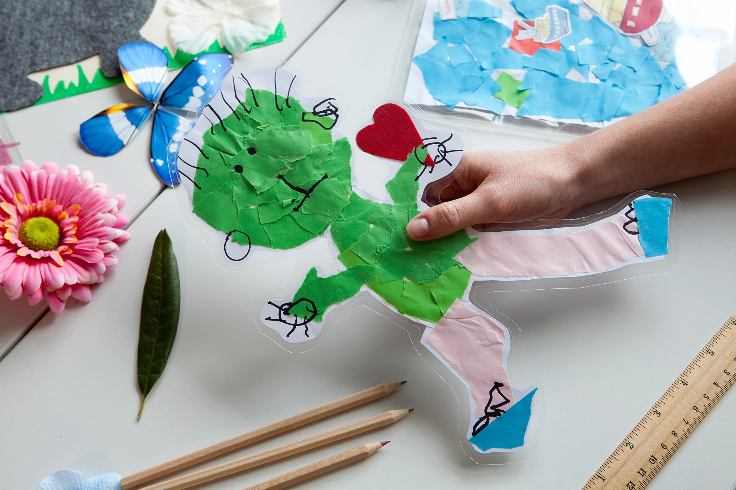 Djois by 3L Kids Lote 10 hojas plastificación en frío A4 transparentes sin máquina