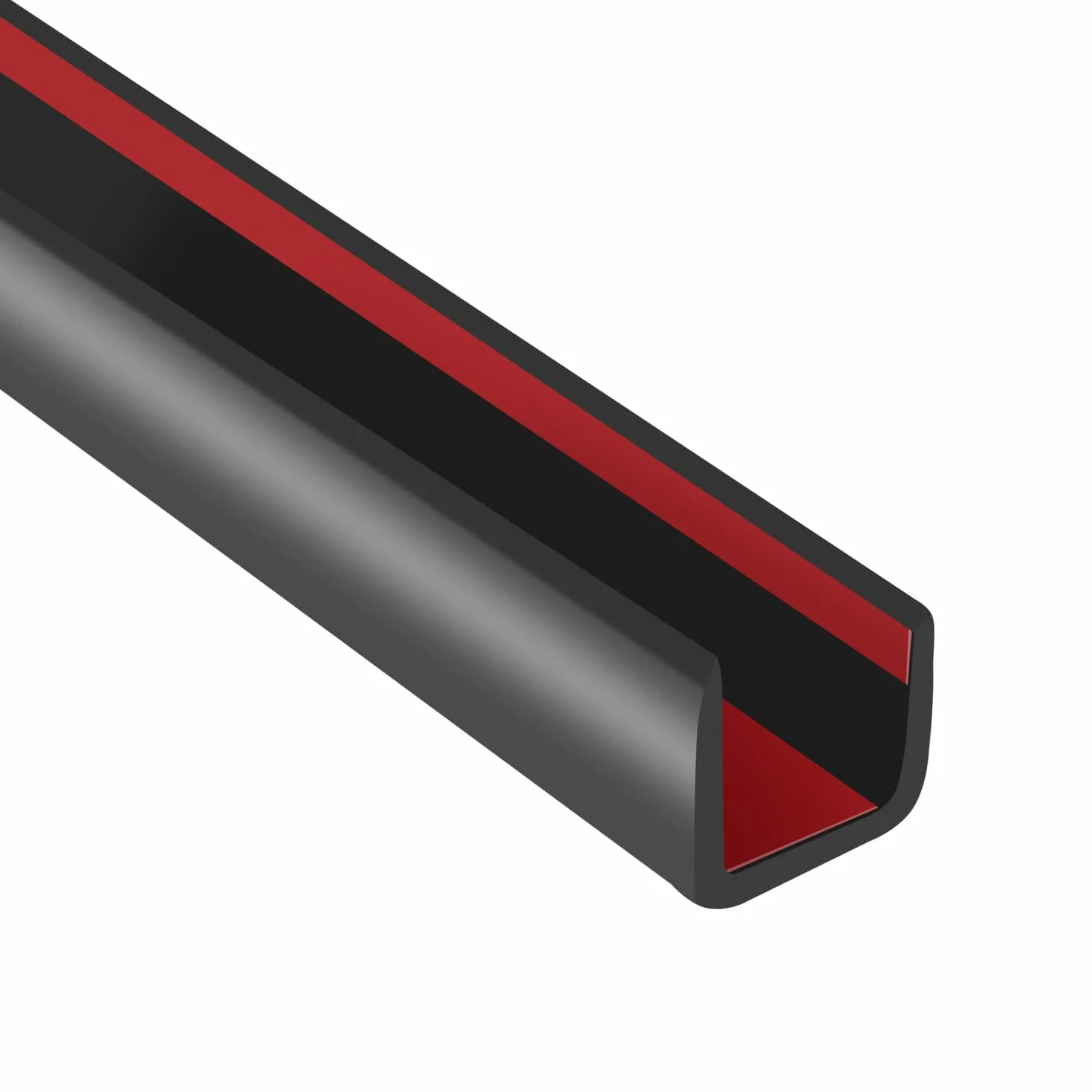 Borde de goma, protector de borde de canal en U flexible autoadhesivo de 10 mm para madera contrachapada, mesas, escritorios, armarios, encimera, borde ancho en forma de U, bandas de borde, 6m