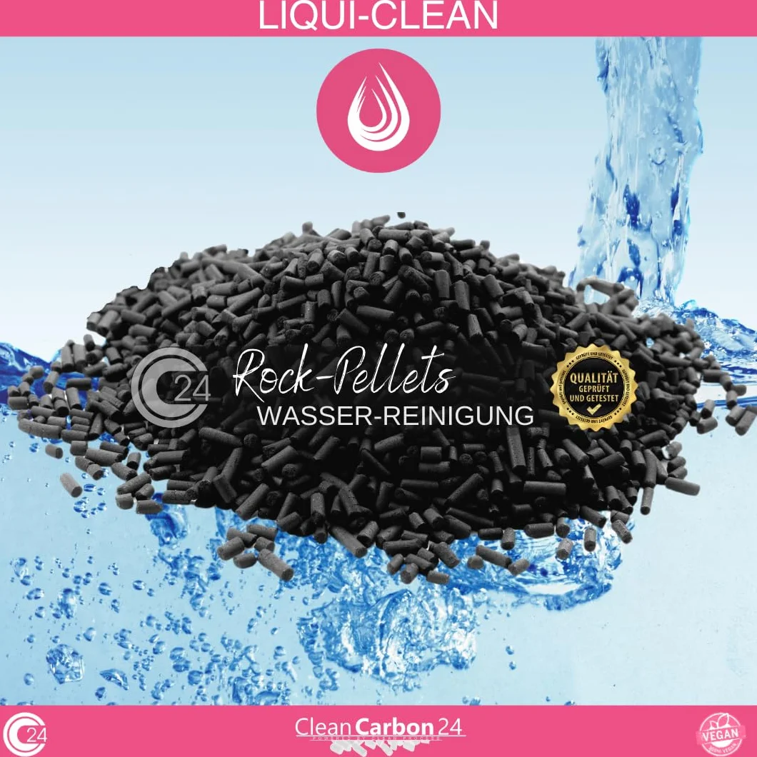 Carbón Activo en pellets Ø1,5 mm, 10 litros, Fabricado con hulla, Clase energética A