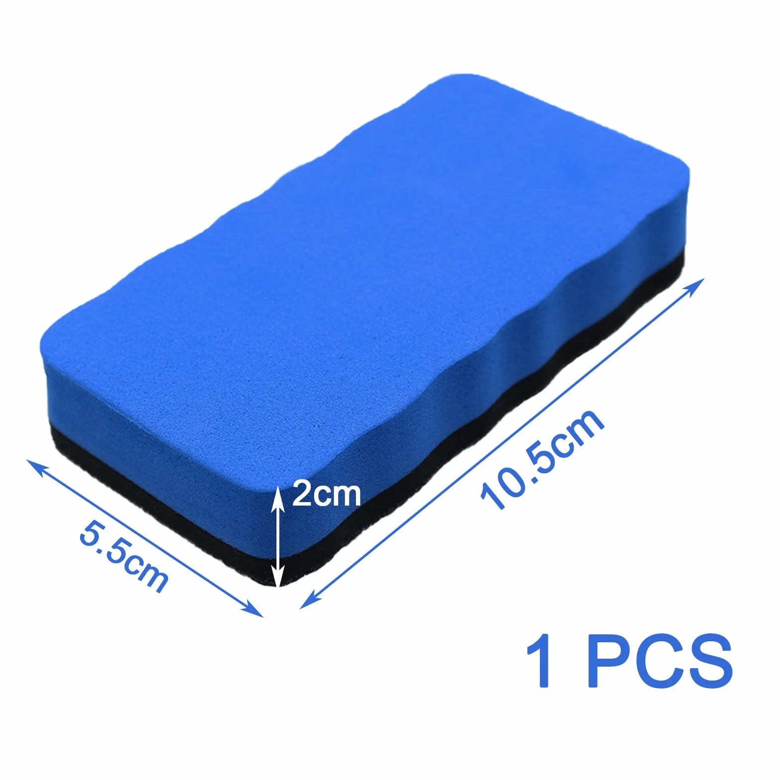 Borrador Pizarra Blanca Magnético, Esponja para Pizarra Blanca, Azul