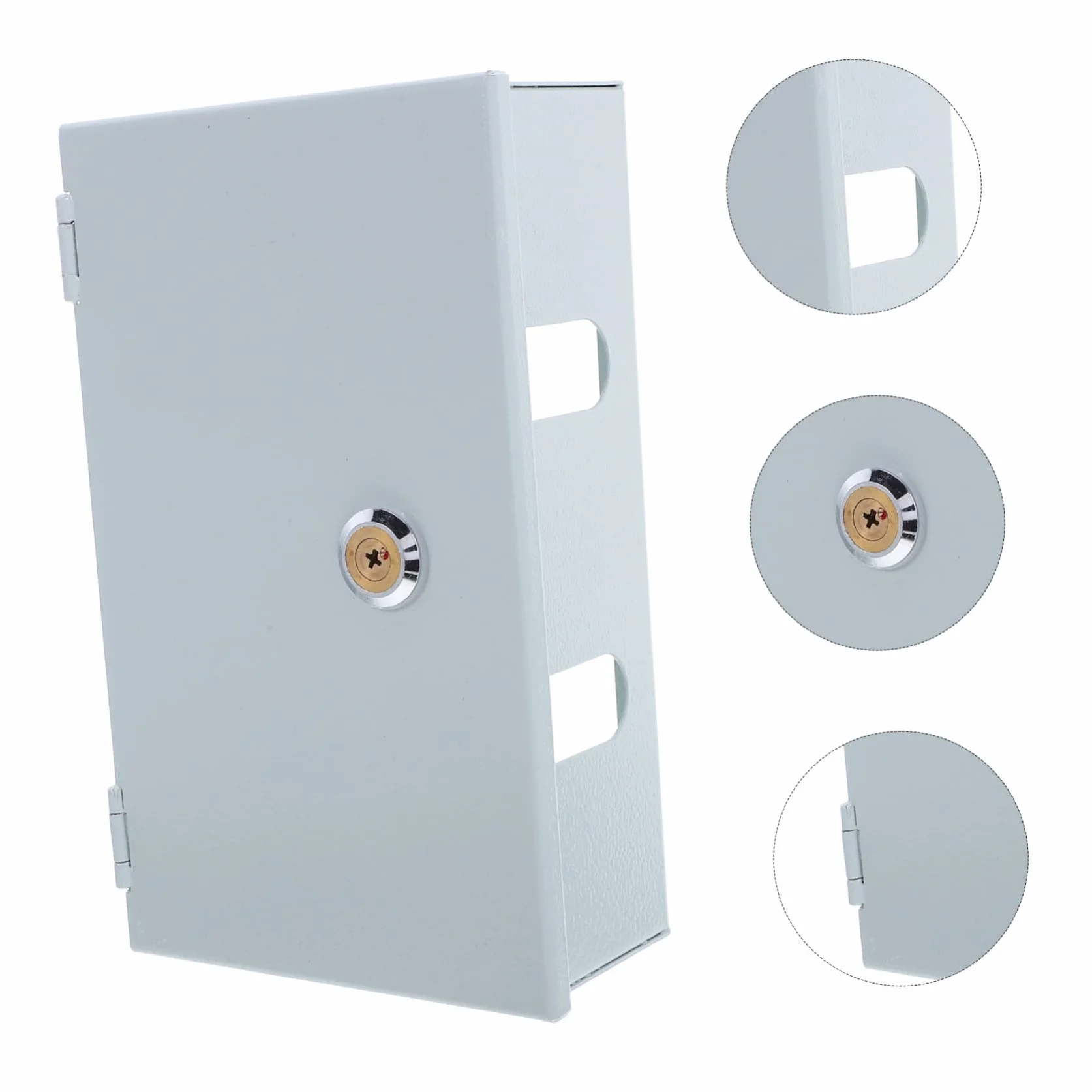 PLAFOPE Caja de Enchufe con Llave Caja Eléctrica de Pared Tipo Cerradura para Carga de Vehículos Eléctricos Resistente la Intemperie Montaje Oculto para Seguridad Exterior