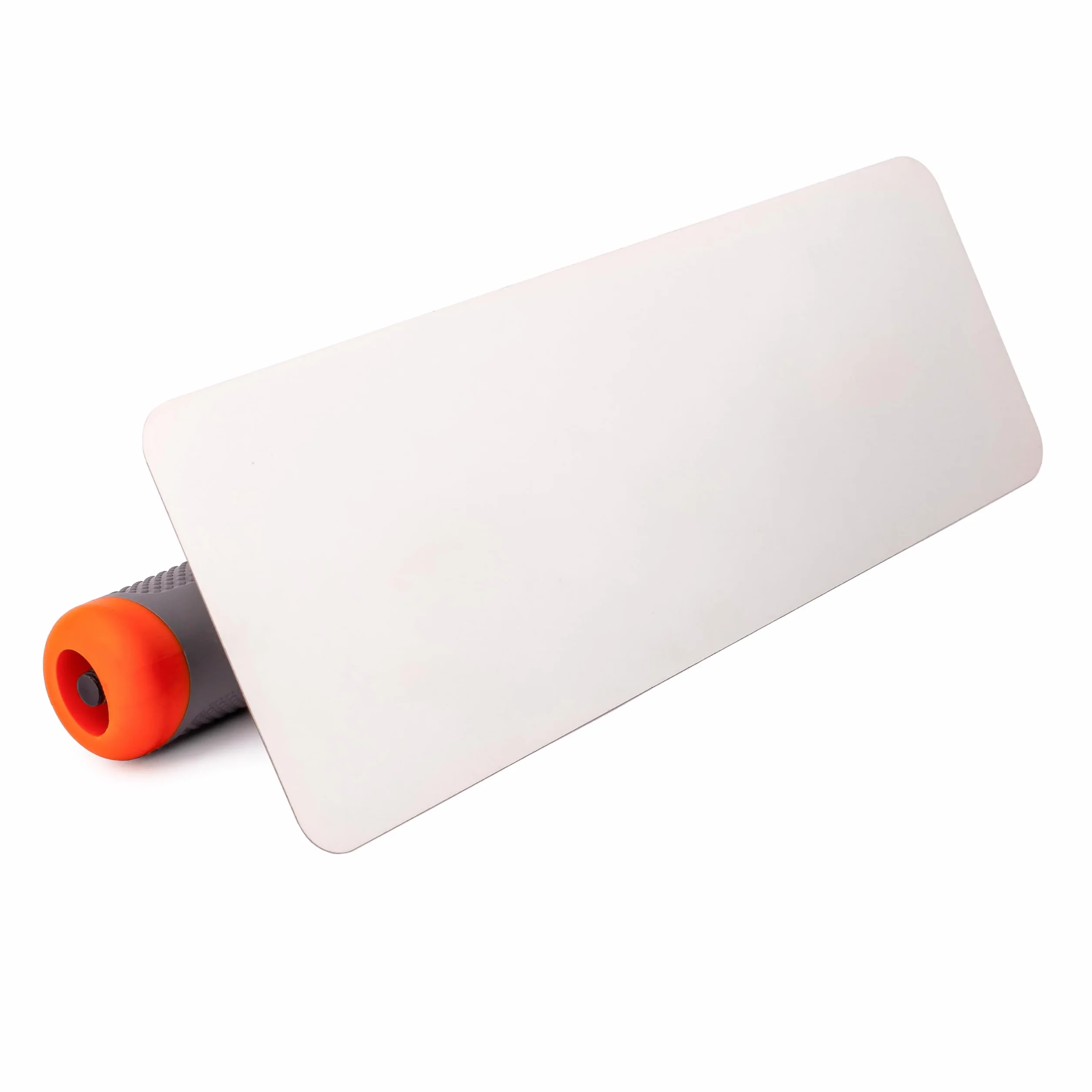 MIVOS llana alisadora de acero inoxidable 240mm - Premium - llana alisadora profesional de acero inoxidable con empuñadura blanda ergonómica - Llana alisadora MADE IN EU