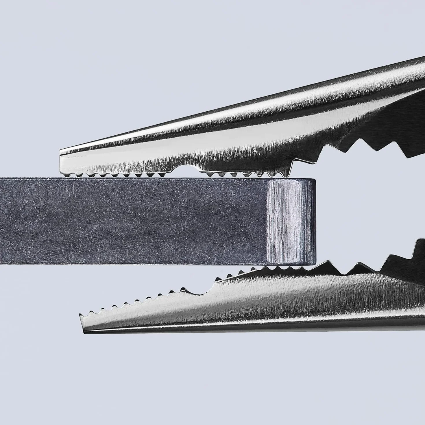 KNIPEX Alicate universal en punta con cartulinas autoservicio cromado con mangos confort 145 mm, 08 25 145 SB