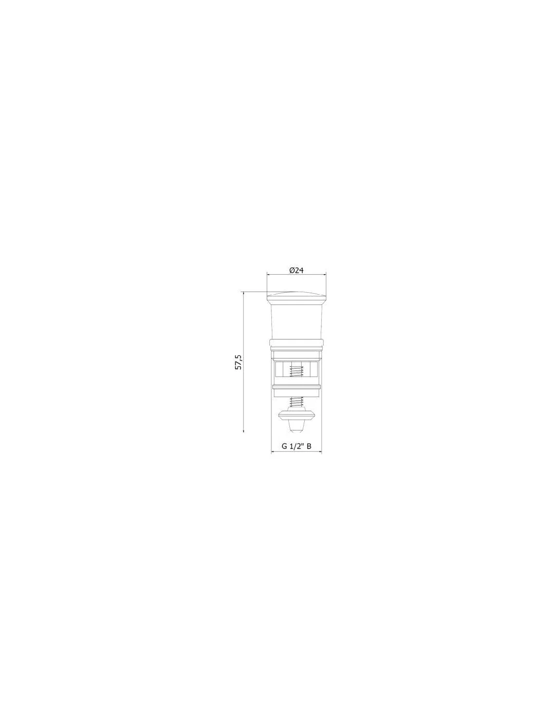 Genebre Inversor baño-ducha ABS cromo