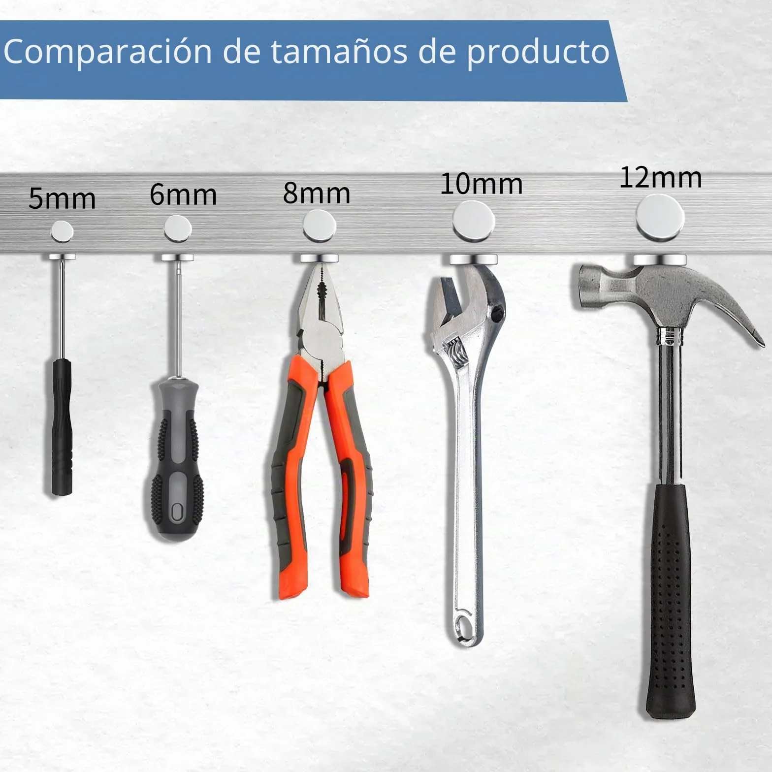 Imanes Fuertes 100 uds 5x2 mm para Frigorífico Pizarra Magnética Manualidades