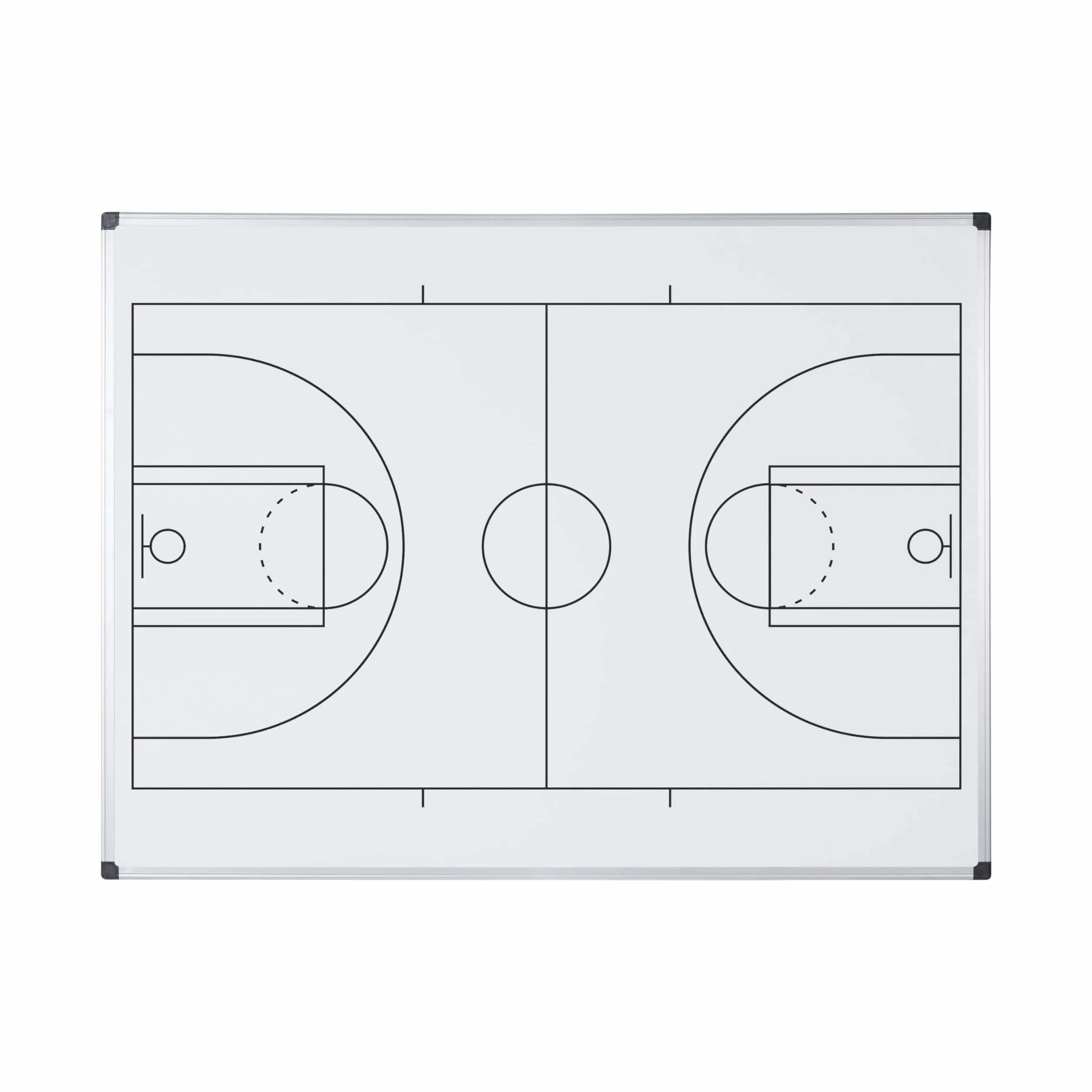 Bi-Office Maya Pizarra magnética de baloncesto A3 acero lacado marco aluminio