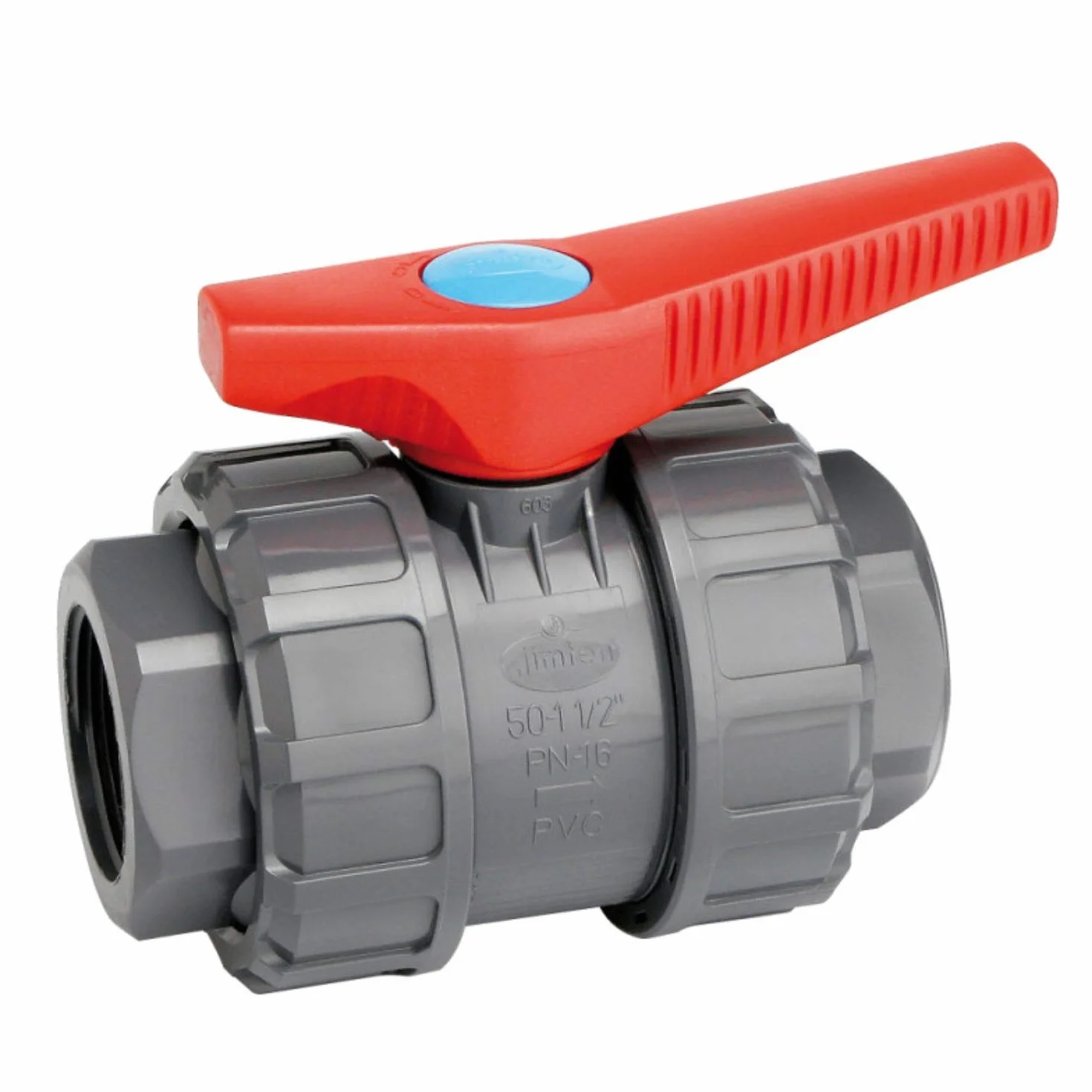 Jimten 52238 - Válvula esfera pvc desmontable 1.1/2" rosca hembra