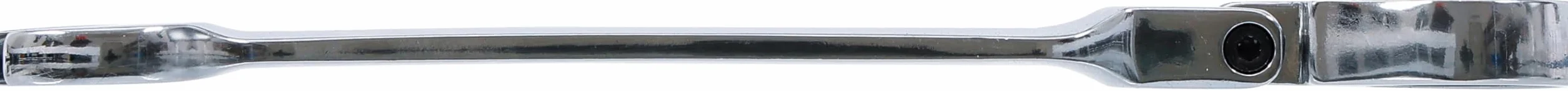 BGS Diy 30005 | Juego de llaves combinadas con carraca | cabeza flexible | pulgadas | 1/4" - 9/16" | 6 piezas