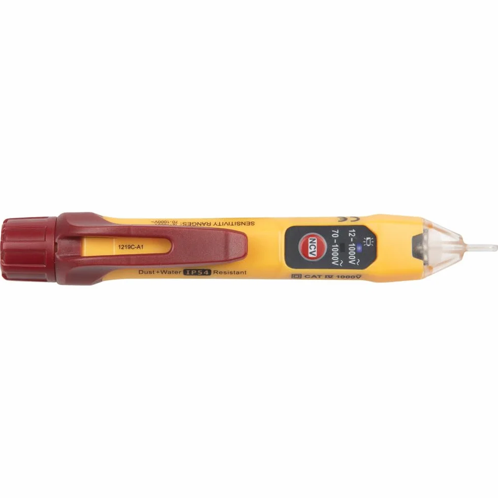 Klein Tools NCVT2P | Dual Range Comprobador De Tension Sin Contacto | 12 A 1000 V AC | Deteccion Sin Contacto | Compacto Y Resistente