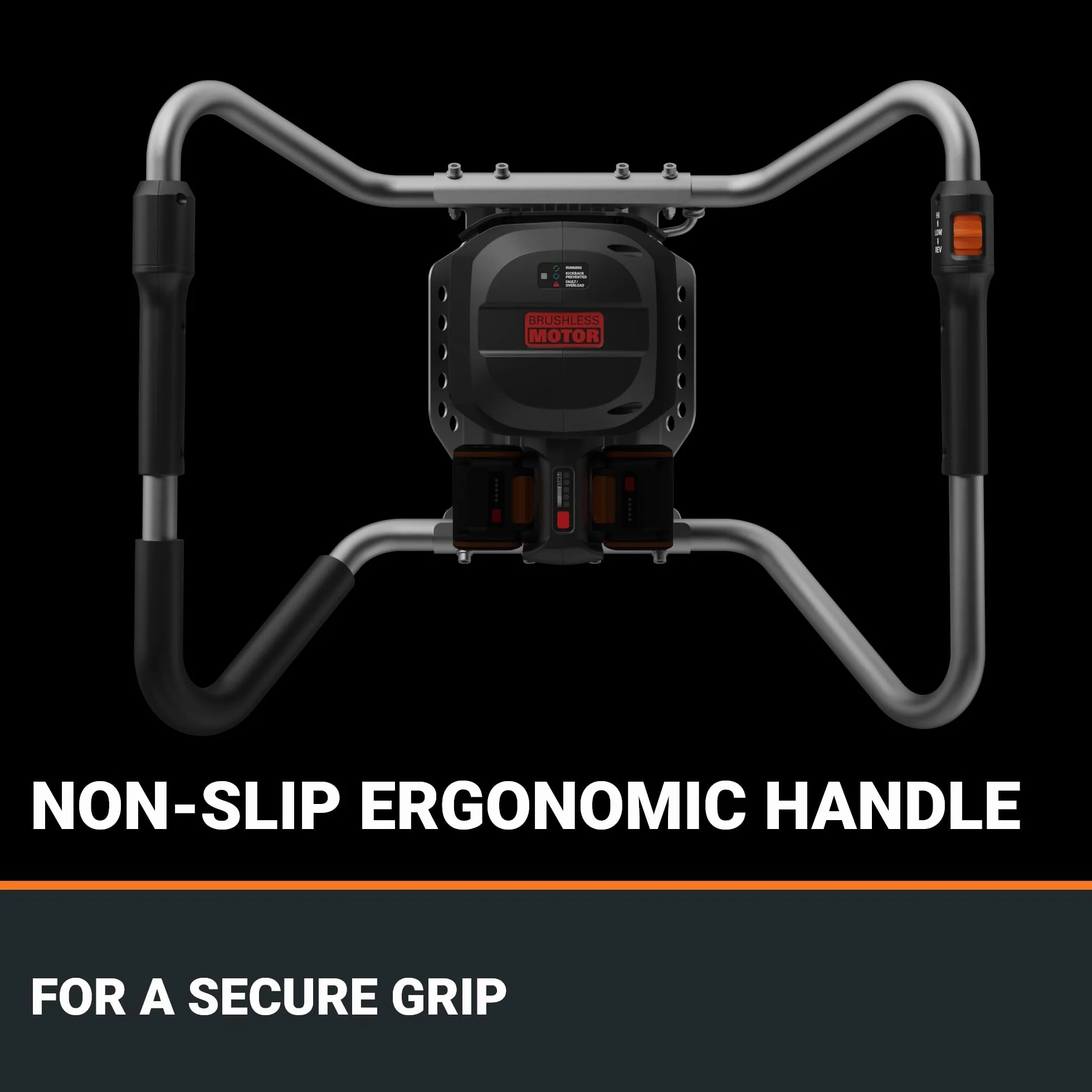 WORX - Barrera inalámbrica de 40 V WG865E.9, ideal para plantar árboles y cavar agujeros, motor sin escobillas y 2 modos, compacta y ergonómica, sin batería ni cargador