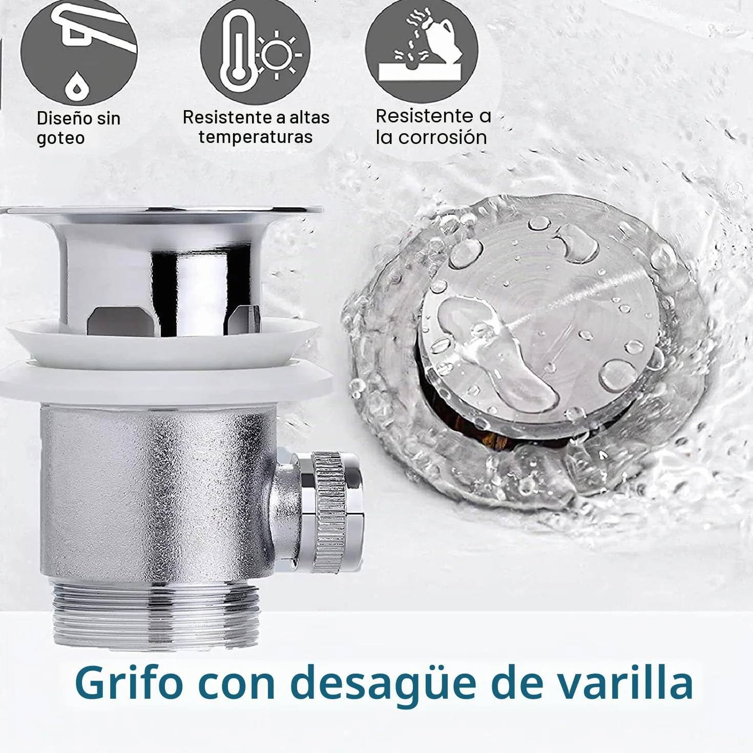 Grifo de Baño Con Barra de Tracción, CECIPA Grifo Lavabo Sencillo, Grifo Baño Cromado, Altura del Caño 112mm, Grifo Monomando Lavabo de Latón, Grifo de Lavabo Diseño Clásico | Grifo monomando para baño, grifo mezclador para lavabo, ahorro de agua