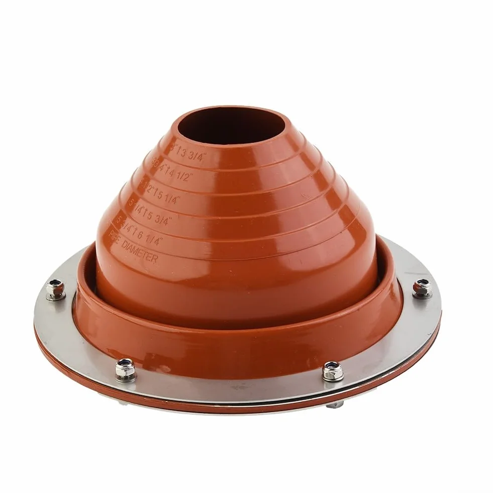 Zilimontt Kit intermitente de tienda de campaña grande, kit intermitente de chimenea para estufa de leña, kit de intermitencia de tienda de campaña, kit de estufa de tienda de campaña, tubo de