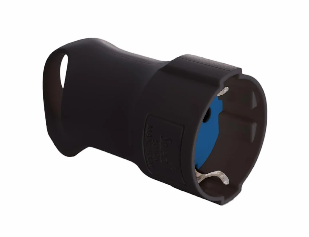 Base móvil con asa negra, diseño ergonómico, resistente y portátil, ideal para transportar y organizar equipos y herramientas.