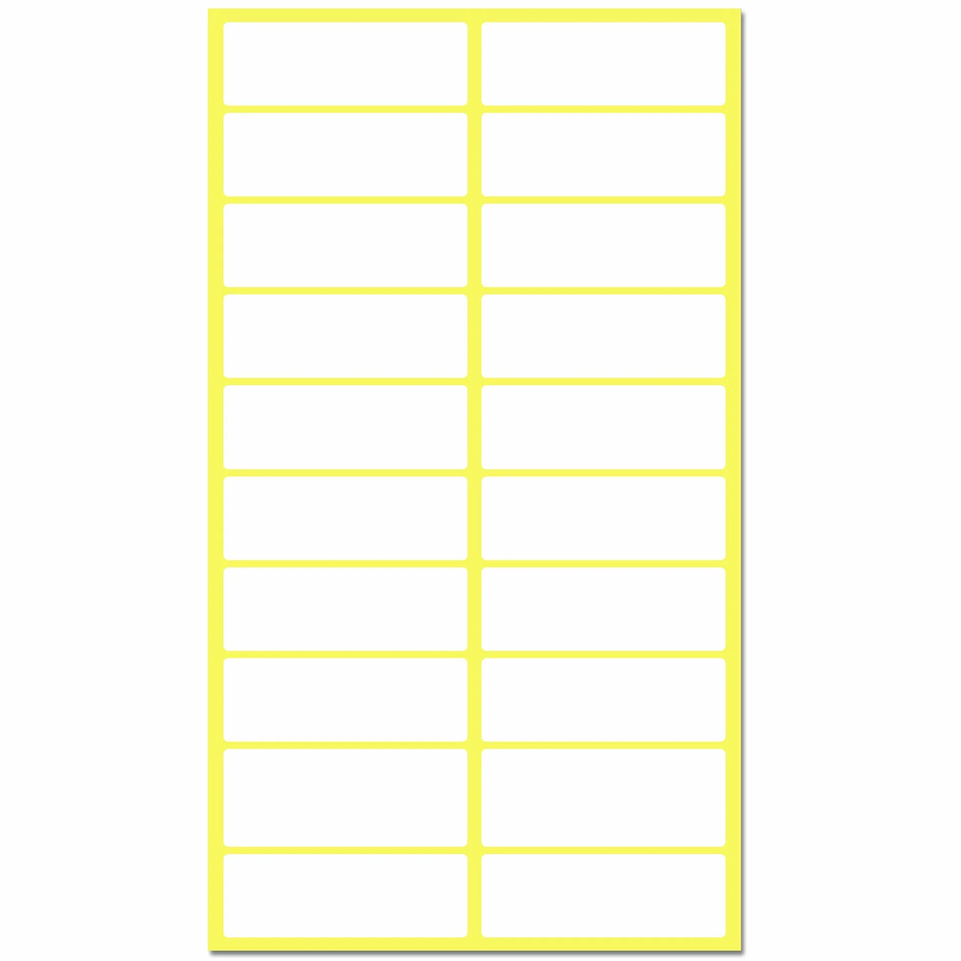 Etiquetas Adhesivas Blancas 38 x 13 mm Pack de 500
