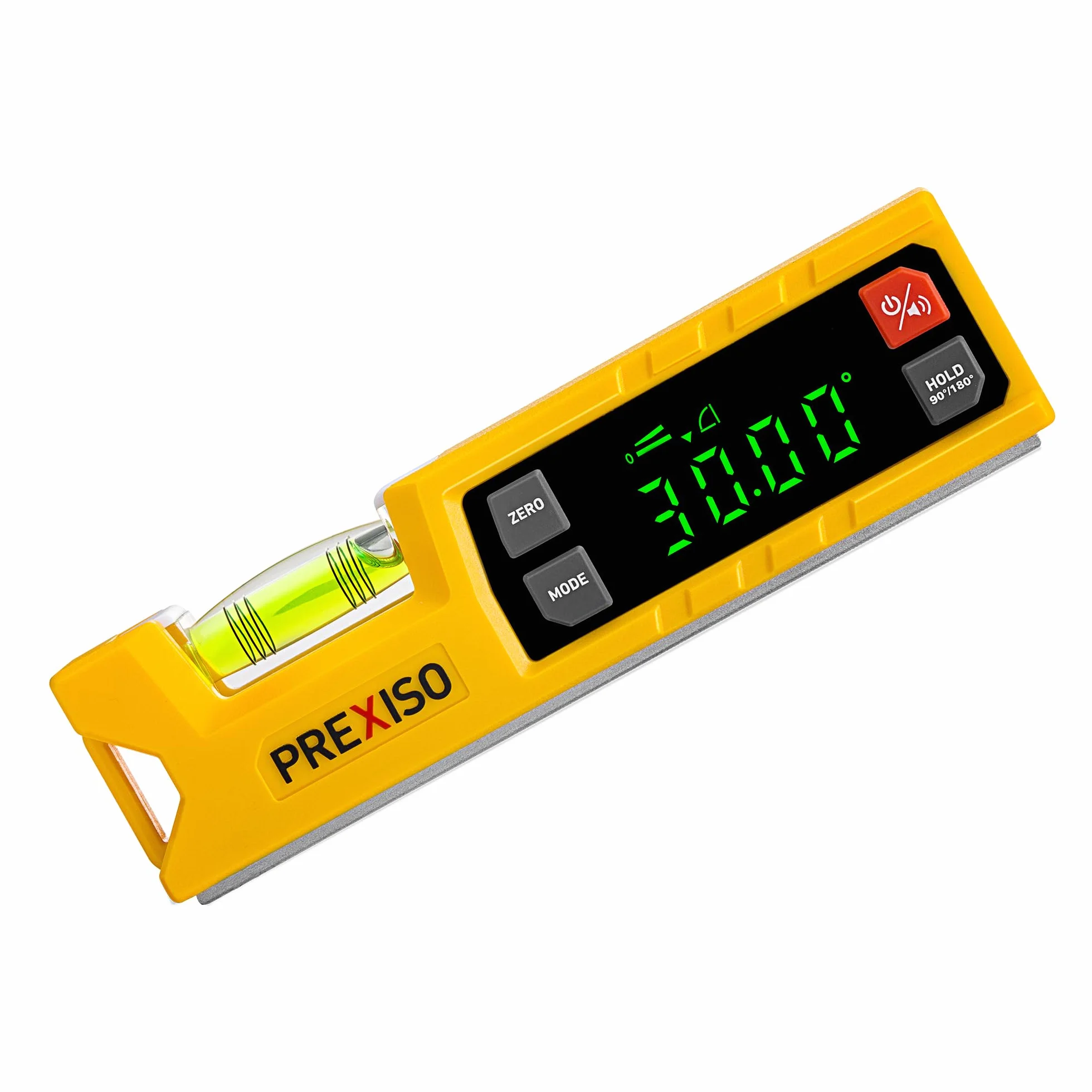 PREXISO Nivel Digital Magnético de 7 pulgadas – Herramienta electrónica inteligente de nivel, rango 0-90°, buscador de ángulos con sierra