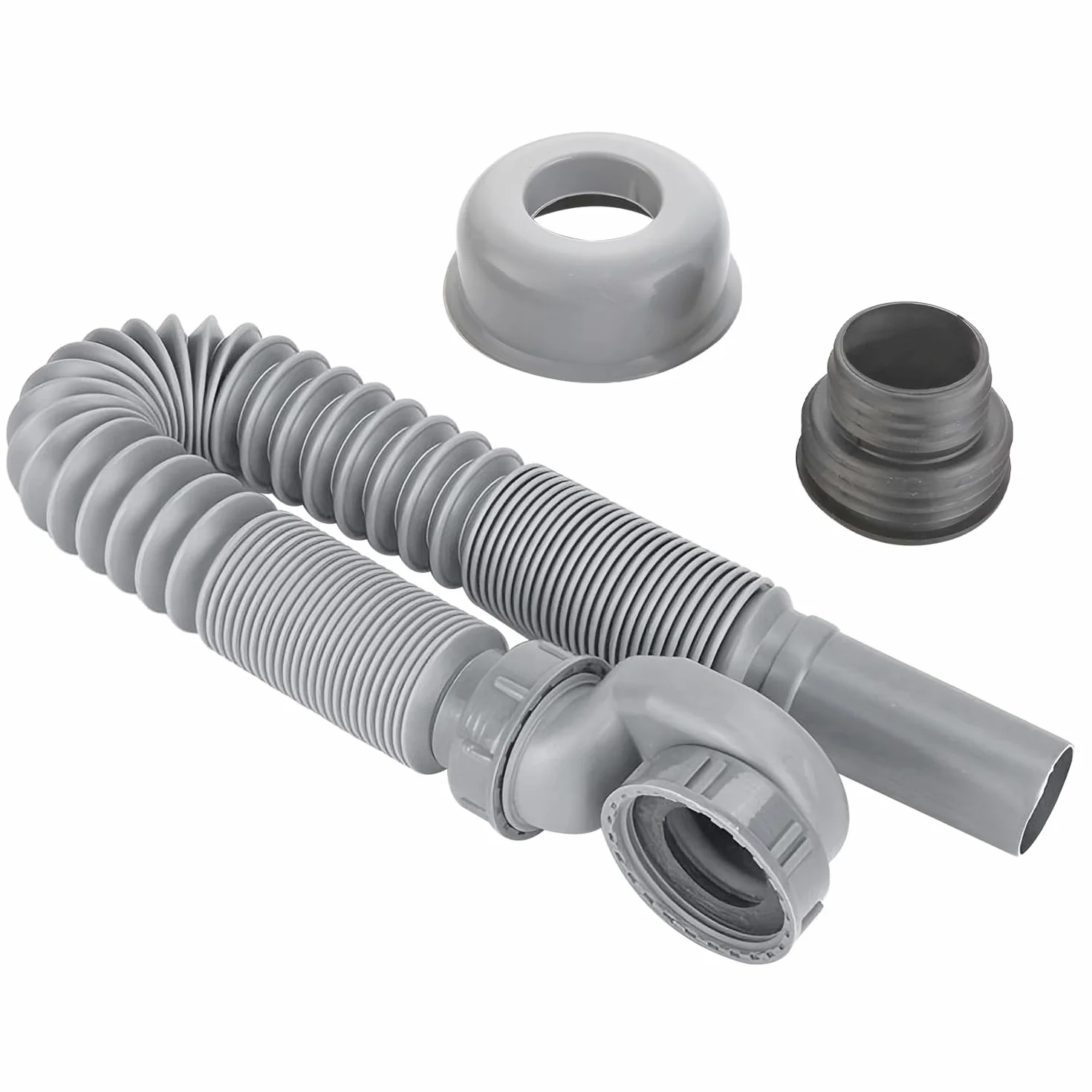 Qrity Tubo de Drenaje de Bañera Extensible 400mm-960mm Trampa de Perfil Bajo